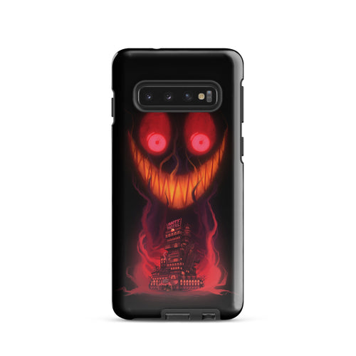 Hazbin Hotel Alastor Grin Merch | Radio Demon Sinister Smile Print or Sticker | Unique Alastor Fan Gift, Tough case for Samsung® Samsung Galaxy S10 - Apparel & Acessories