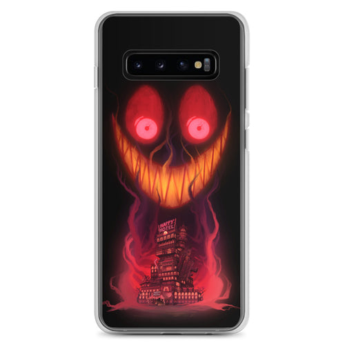 Hazbin Hotel Alastor Grin Merch | Radio Demon Sinister Smile Print, Clear Case for Samsung® Samsung Galaxy S10+ - Phone Acessories