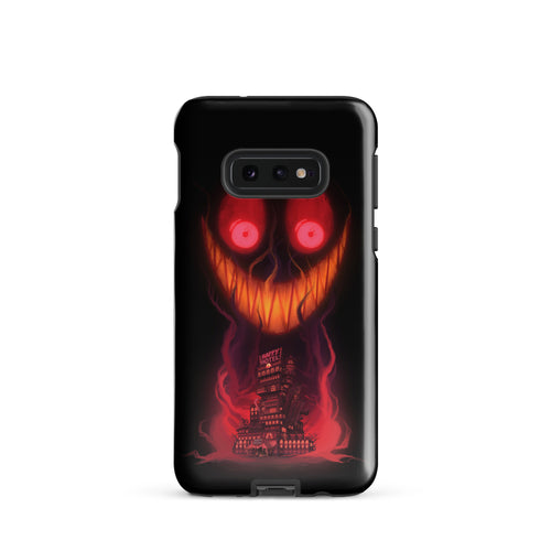 Hazbin Hotel Alastor Grin Merch | Radio Demon Sinister Smile Print or Sticker | Unique Alastor Fan Gift, Tough case for Samsung® Samsung Galaxy S10e - Apparel & Acessories