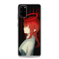 Makima Fanart Chainsaw Man - Enigmatic Control Devil Portrait Digital Art, Clear Case for Samsung® Samsung Galaxy S20 Plus - Phone Acessories