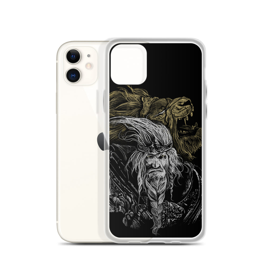 Godfrey First Elden Lord Elden Ring Fan Art – Dark Fantasy Serosh Artwork, Clear Case for iPhone® -