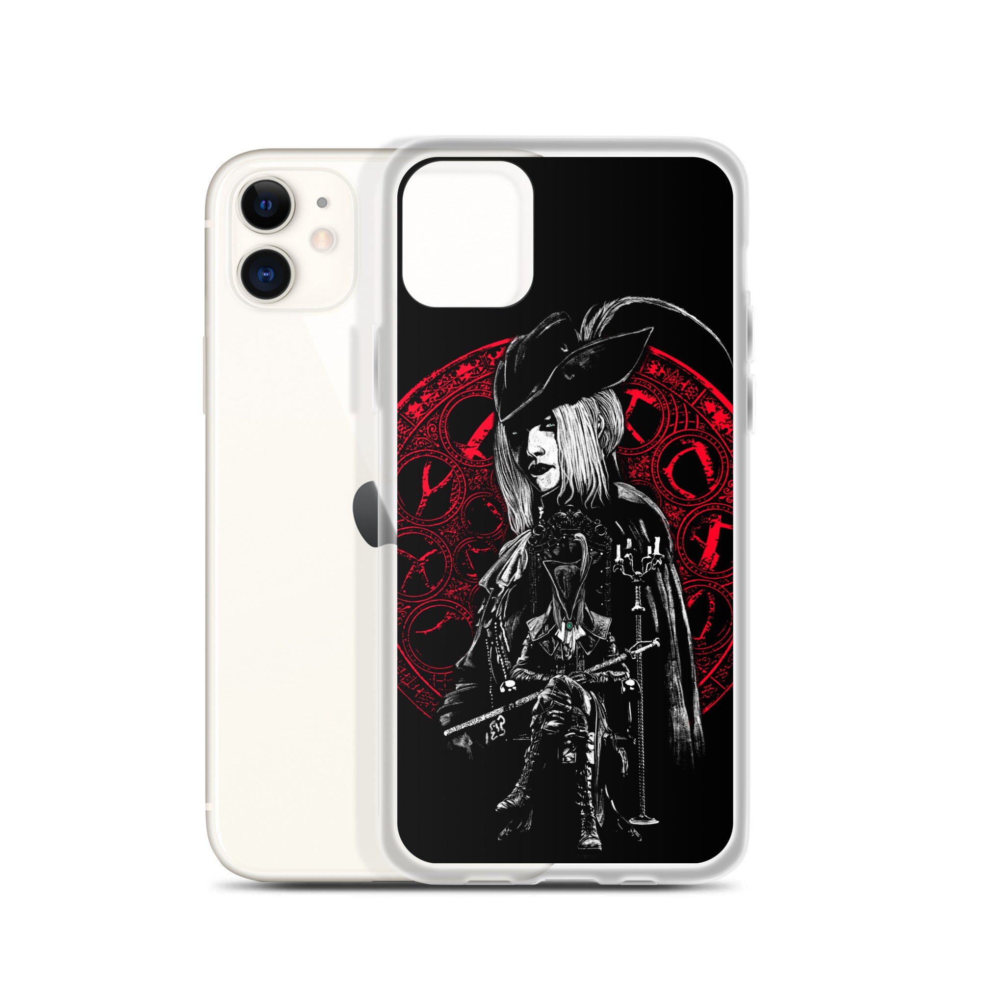 Lady Maria Bloodborne Shirt – Astral Clocktower Gothic Hunter Design, Clear Case for iPhone® -