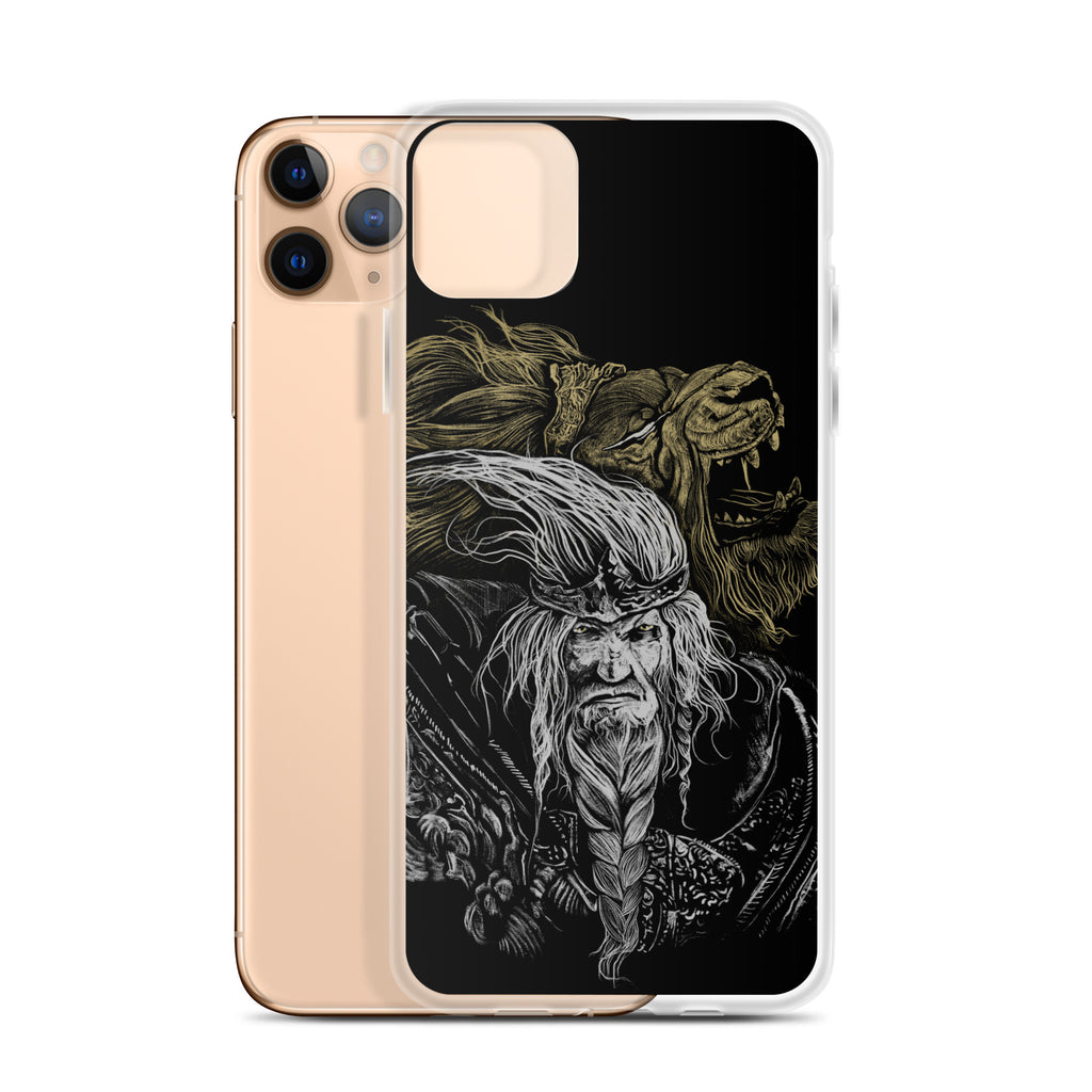 Godfrey First Elden Lord Elden Ring Fan Art – Dark Fantasy Serosh Artwork, Clear Case for iPhone® -