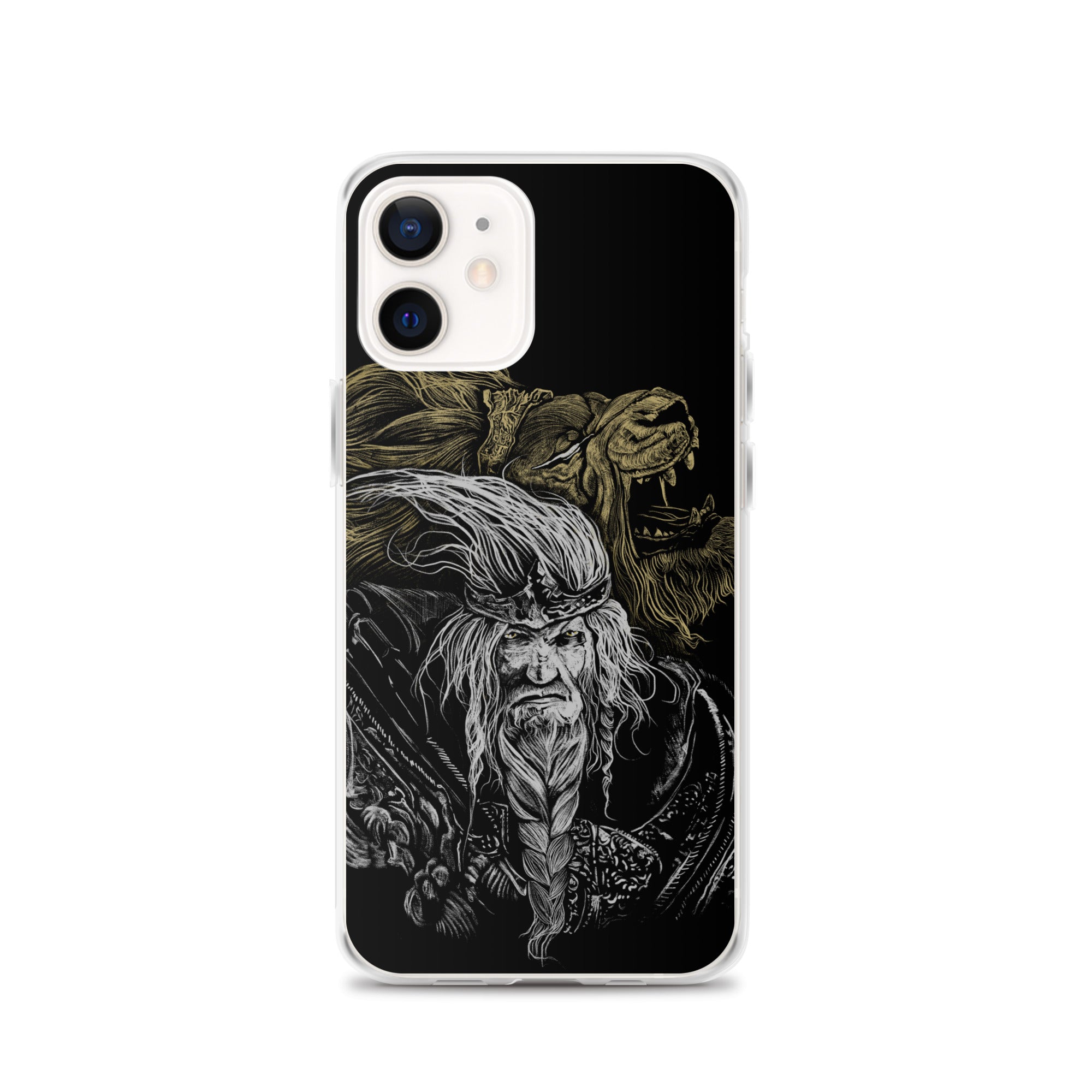 Godfrey First Elden Lord Elden Ring Fan Art – Dark Fantasy Serosh Artwork, Clear Case for iPhone® iPhone 12 -