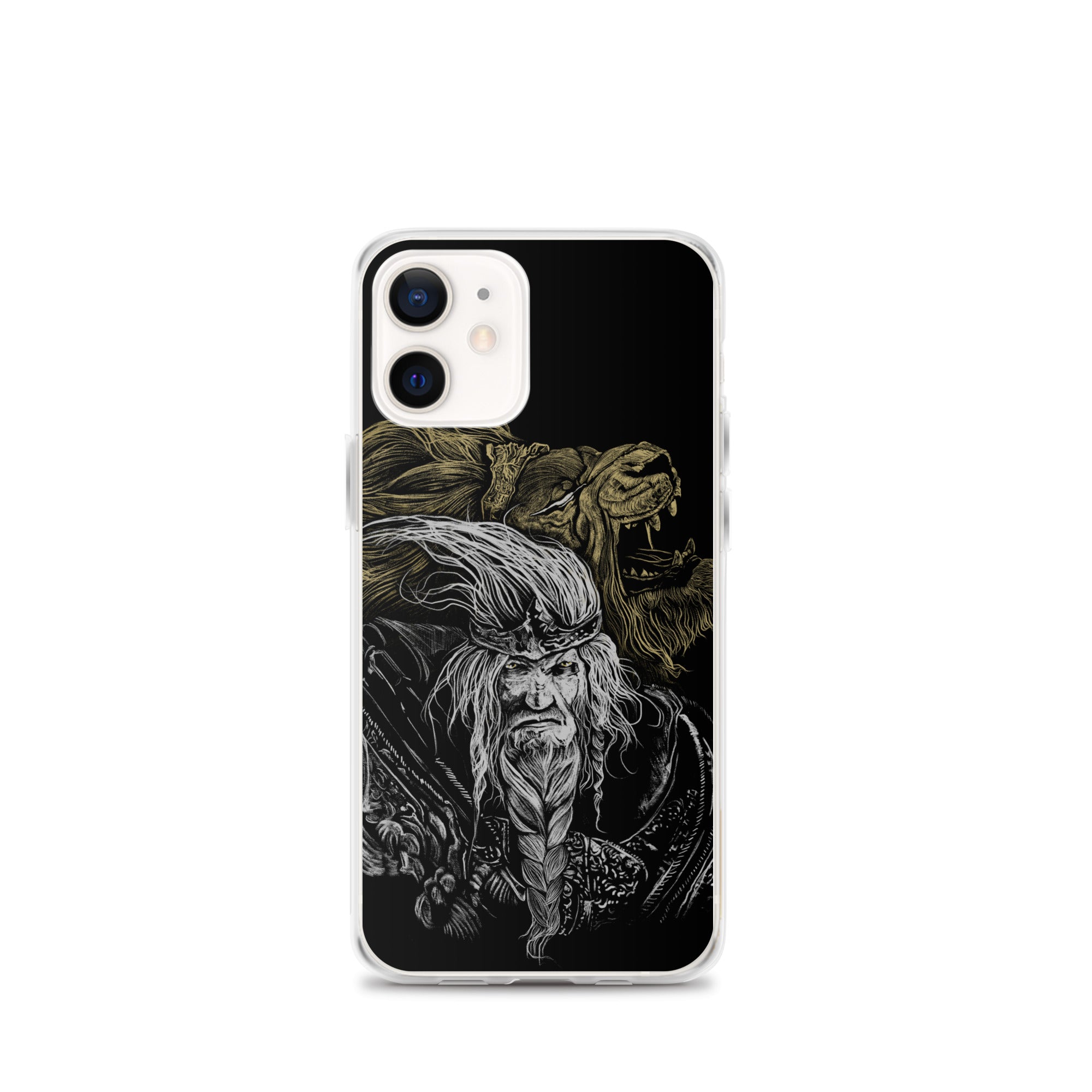 Godfrey First Elden Lord Elden Ring Fan Art – Dark Fantasy Serosh Artwork, Clear Case for iPhone® iPhone 12 mini -