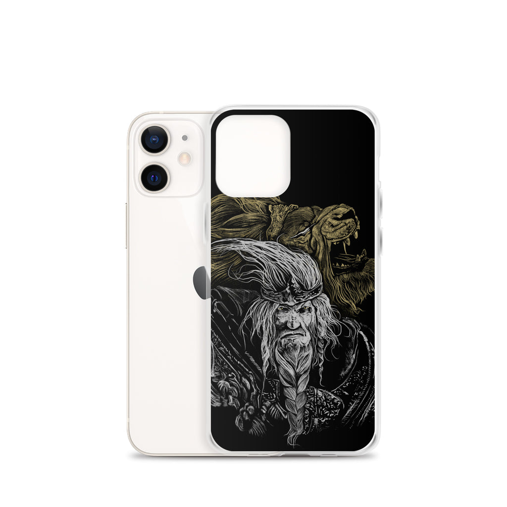 Godfrey First Elden Lord Elden Ring Fan Art – Dark Fantasy Serosh Artwork, Clear Case for iPhone® -