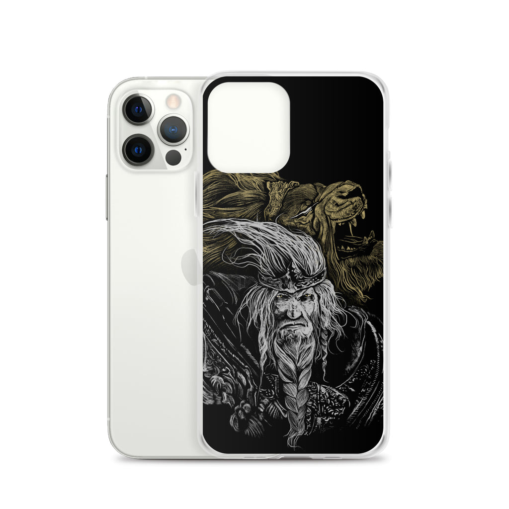 Godfrey First Elden Lord Elden Ring Fan Art – Dark Fantasy Serosh Artwork, Clear Case for iPhone® -