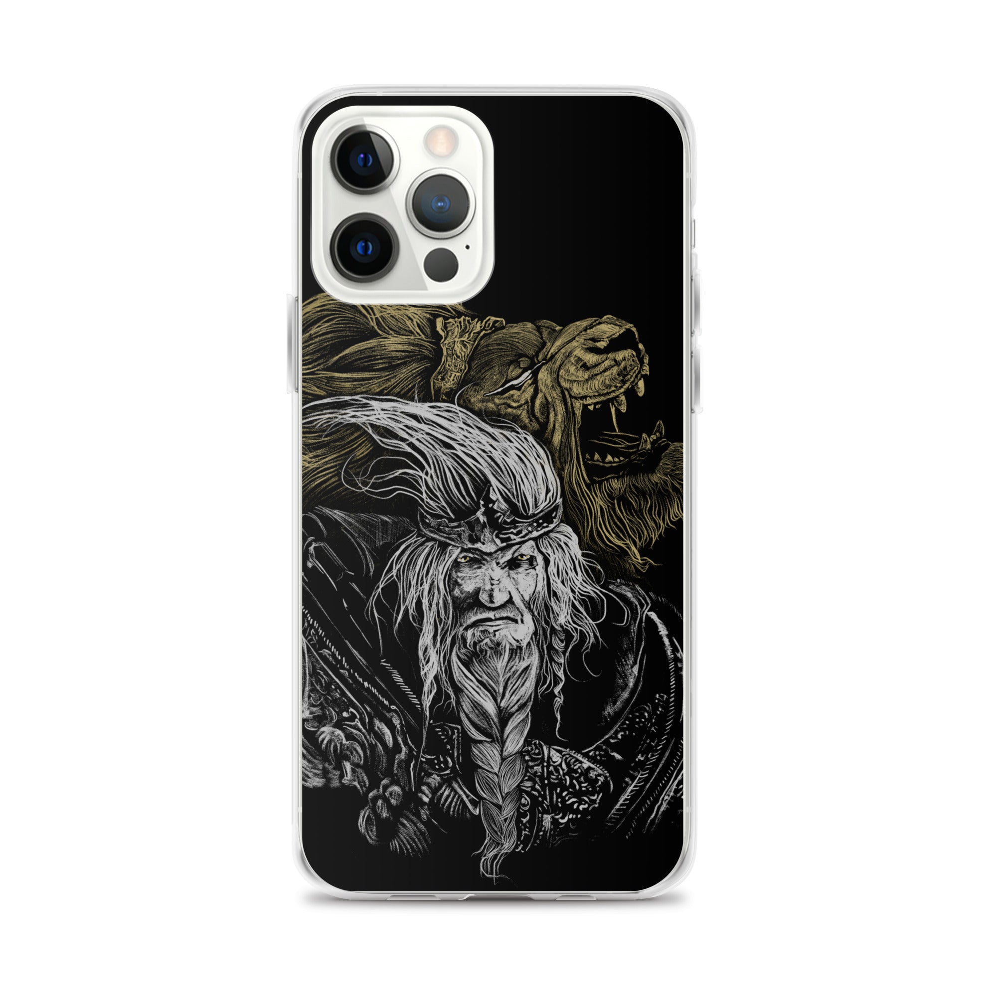 Godfrey First Elden Lord Elden Ring Fan Art – Dark Fantasy Serosh Artwork, Clear Case for iPhone® iPhone 12 Pro Max -
