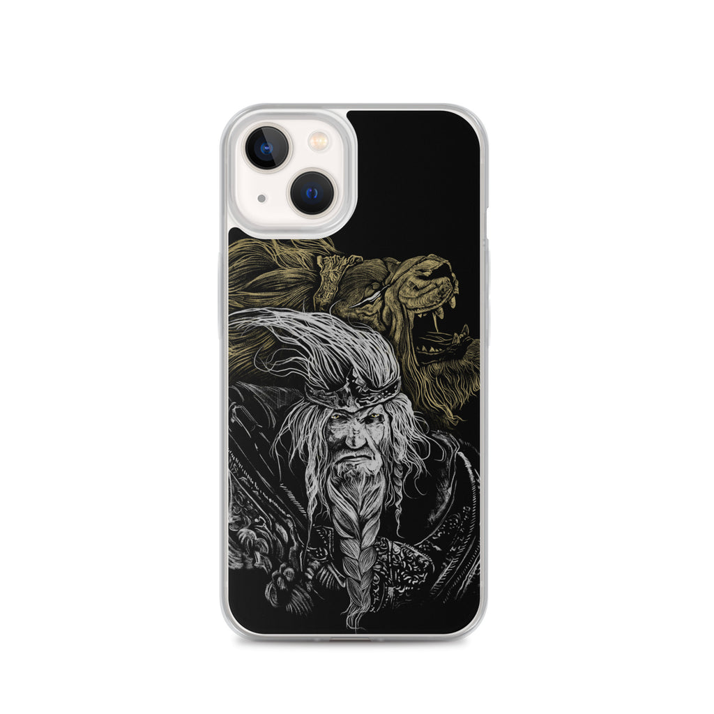 Godfrey First Elden Lord Elden Ring Fan Art – Dark Fantasy Serosh Artwork, Clear Case for iPhone® iPhone 13 -