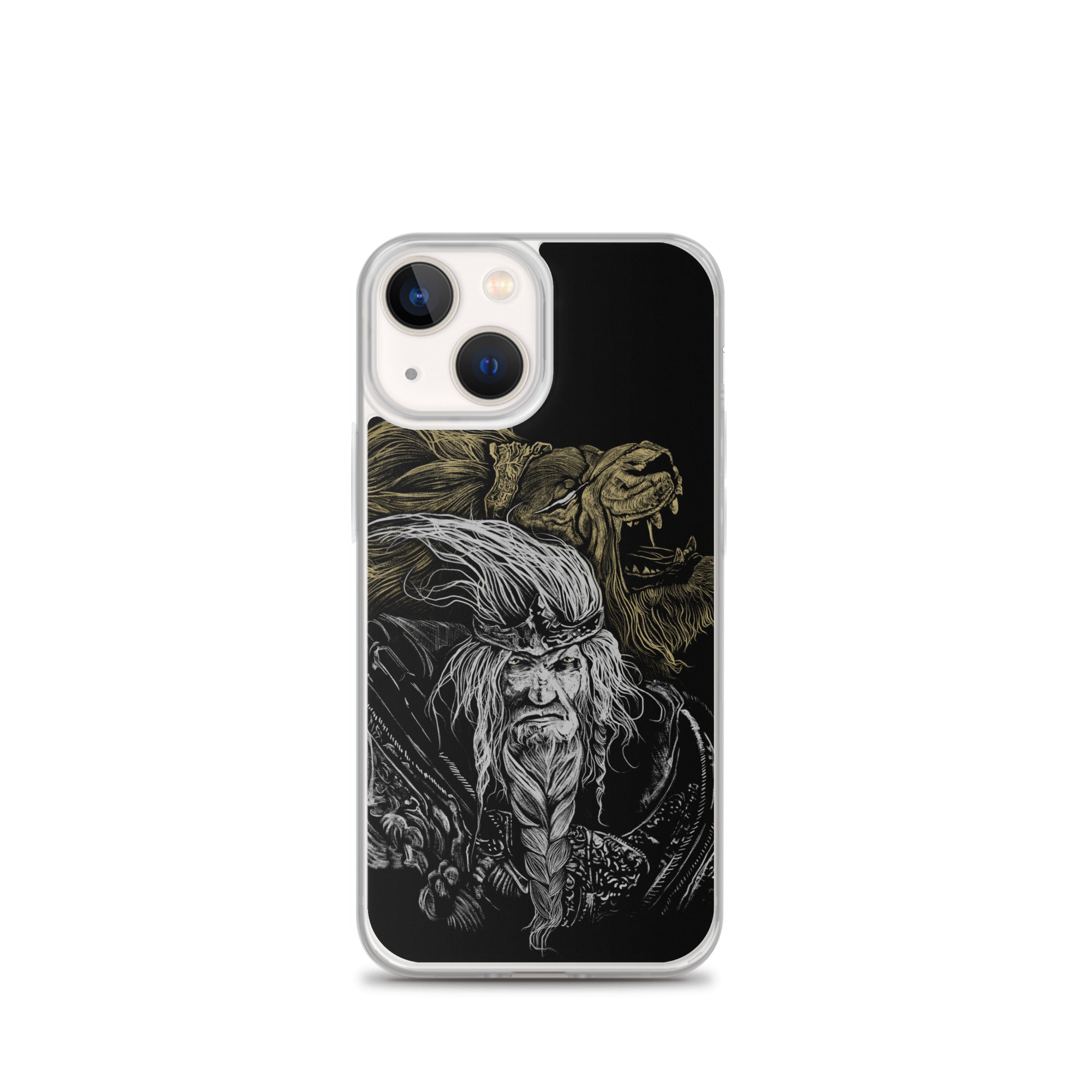 Godfrey First Elden Lord Elden Ring Fan Art – Dark Fantasy Serosh Artwork, Clear Case for iPhone® iPhone 13 mini -