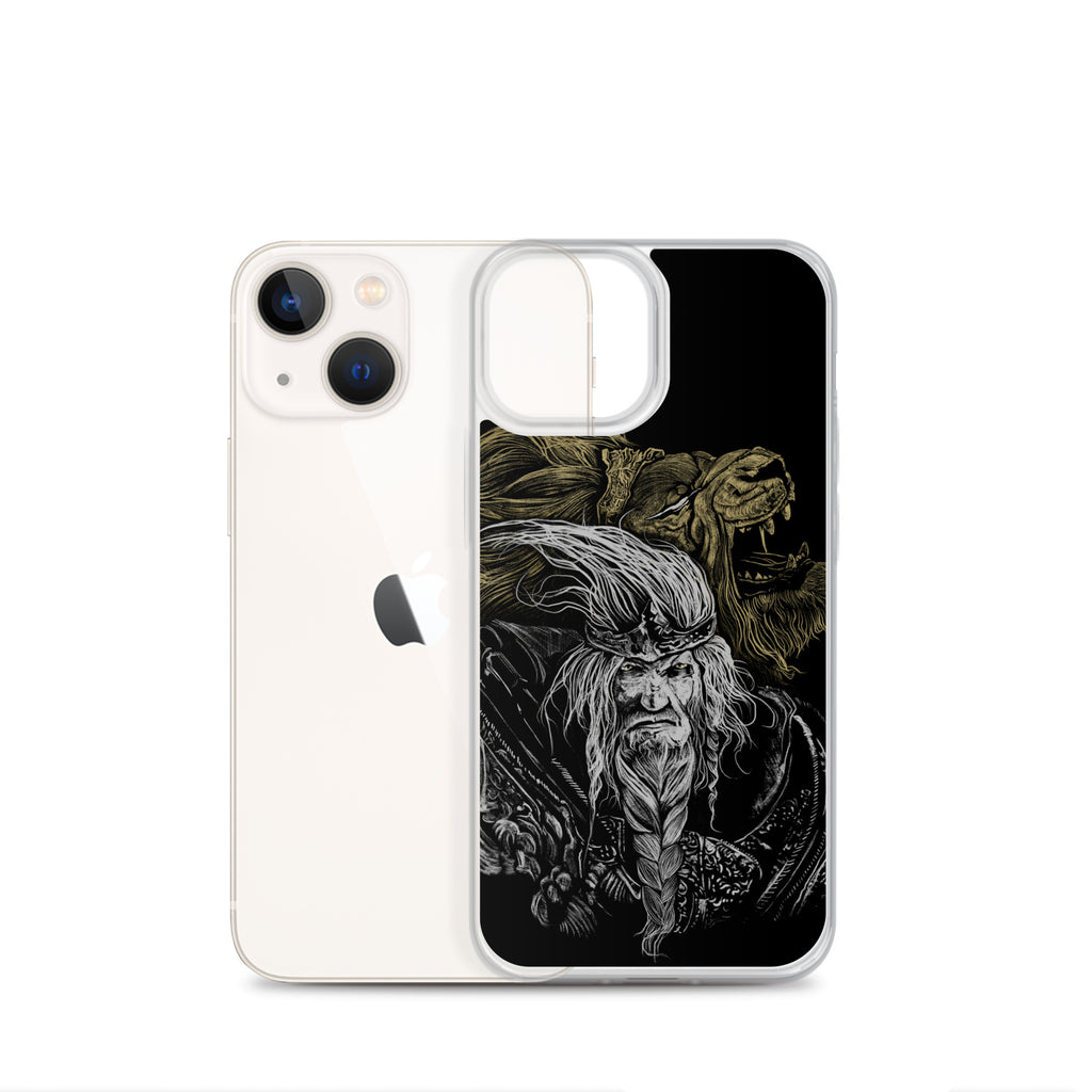 Godfrey First Elden Lord Elden Ring Fan Art – Dark Fantasy Serosh Artwork, Clear Case for iPhone® -