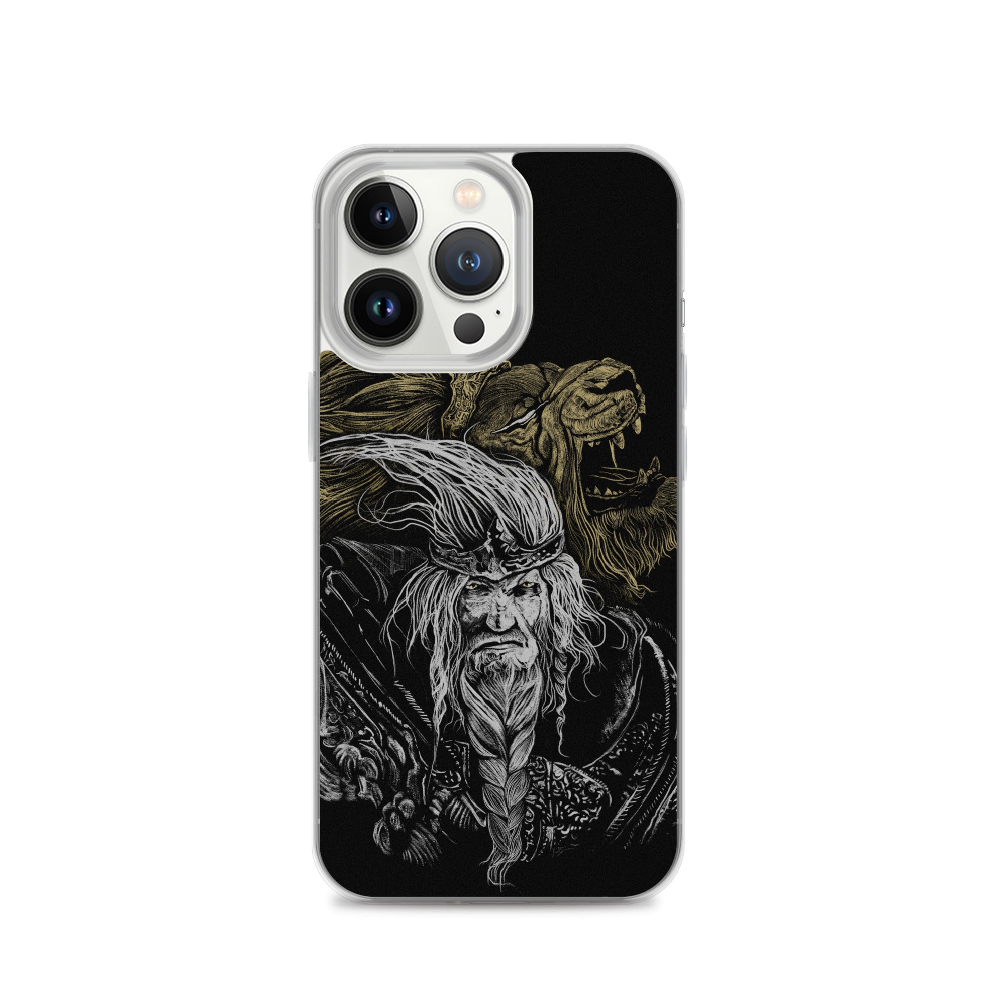 Godfrey First Elden Lord Elden Ring Fan Art – Dark Fantasy Serosh Artwork, Clear Case for iPhone® iPhone 13 Pro -