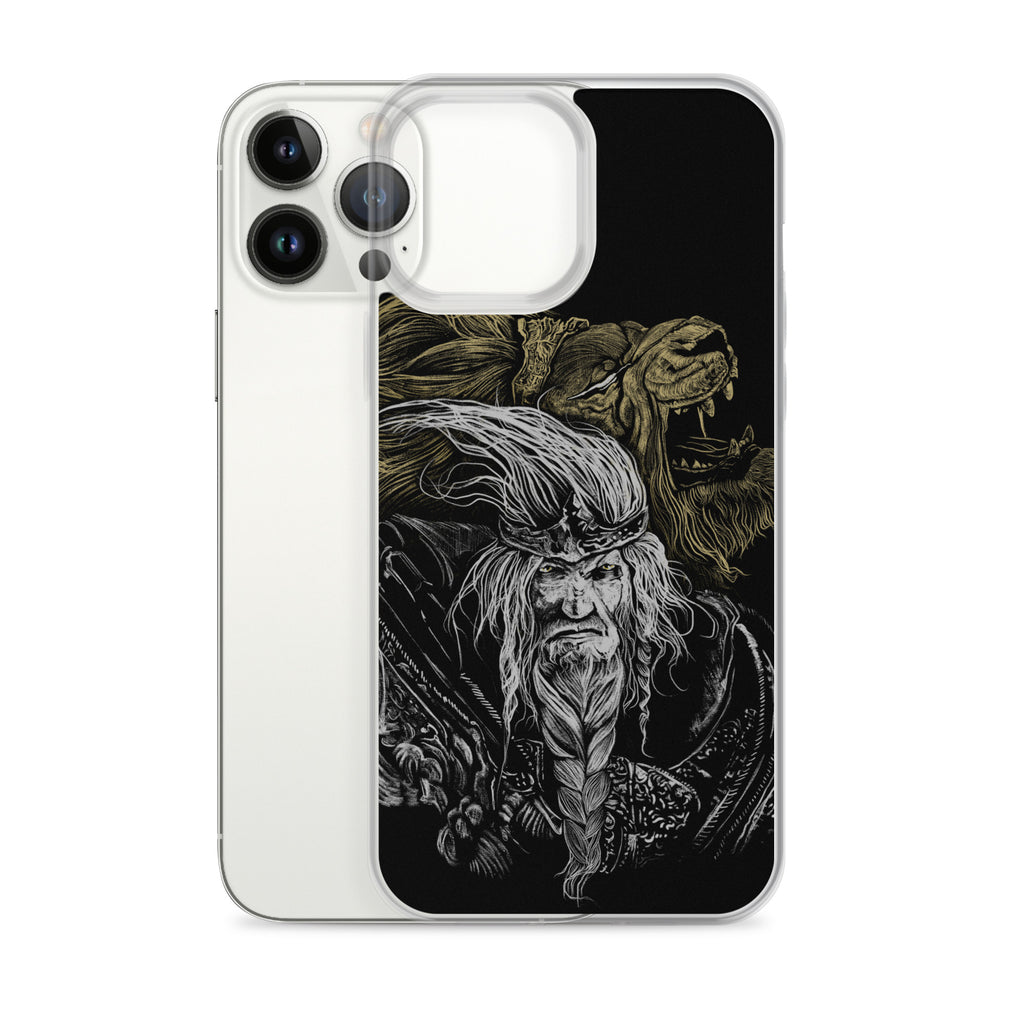 Godfrey First Elden Lord Elden Ring Fan Art – Dark Fantasy Serosh Artwork, Clear Case for iPhone® -