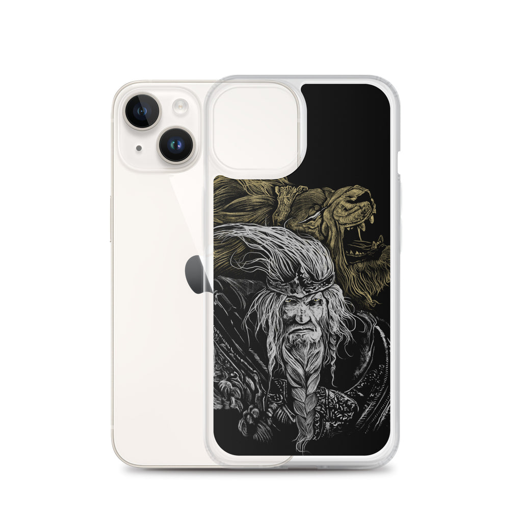 Godfrey First Elden Lord Elden Ring Fan Art – Dark Fantasy Serosh Artwork, Clear Case for iPhone® -