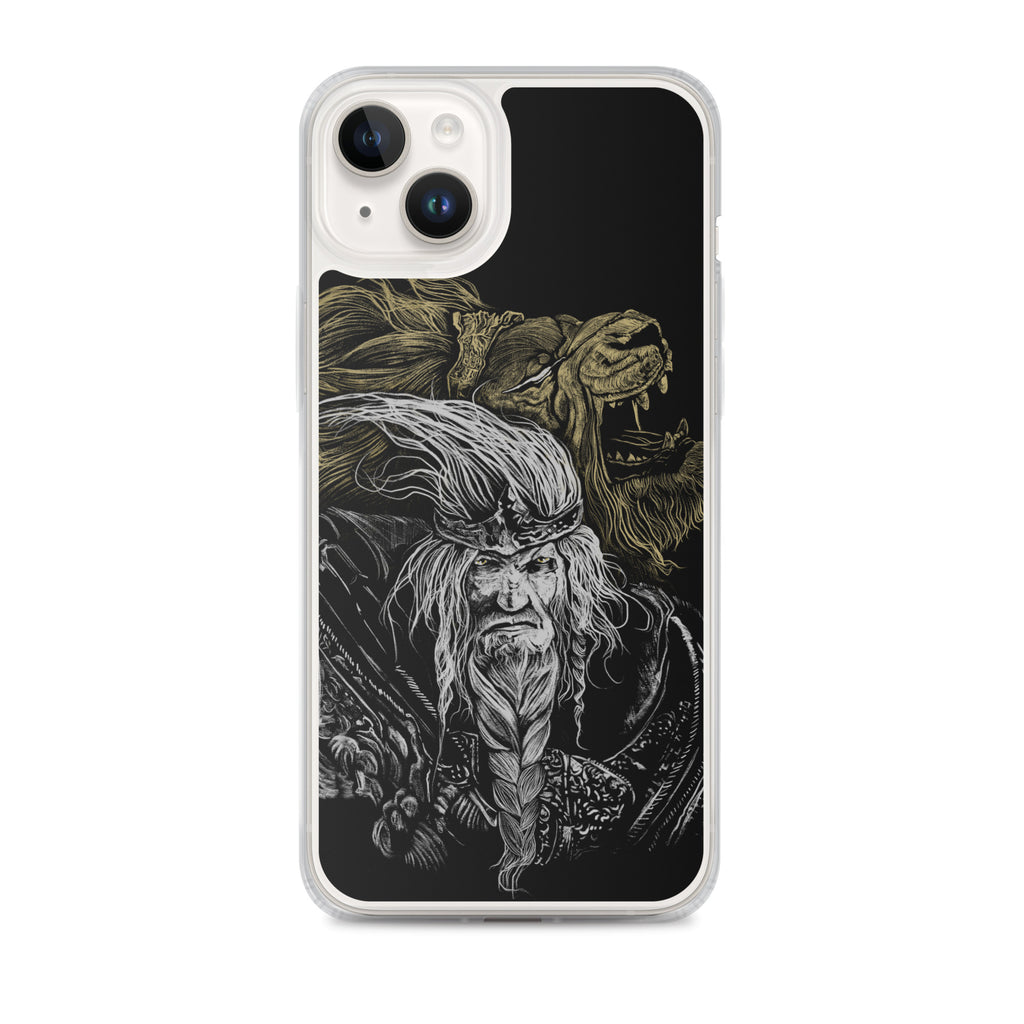 Godfrey First Elden Lord Elden Ring Fan Art – Dark Fantasy Serosh Artwork, Clear Case for iPhone® iPhone 14 Plus -