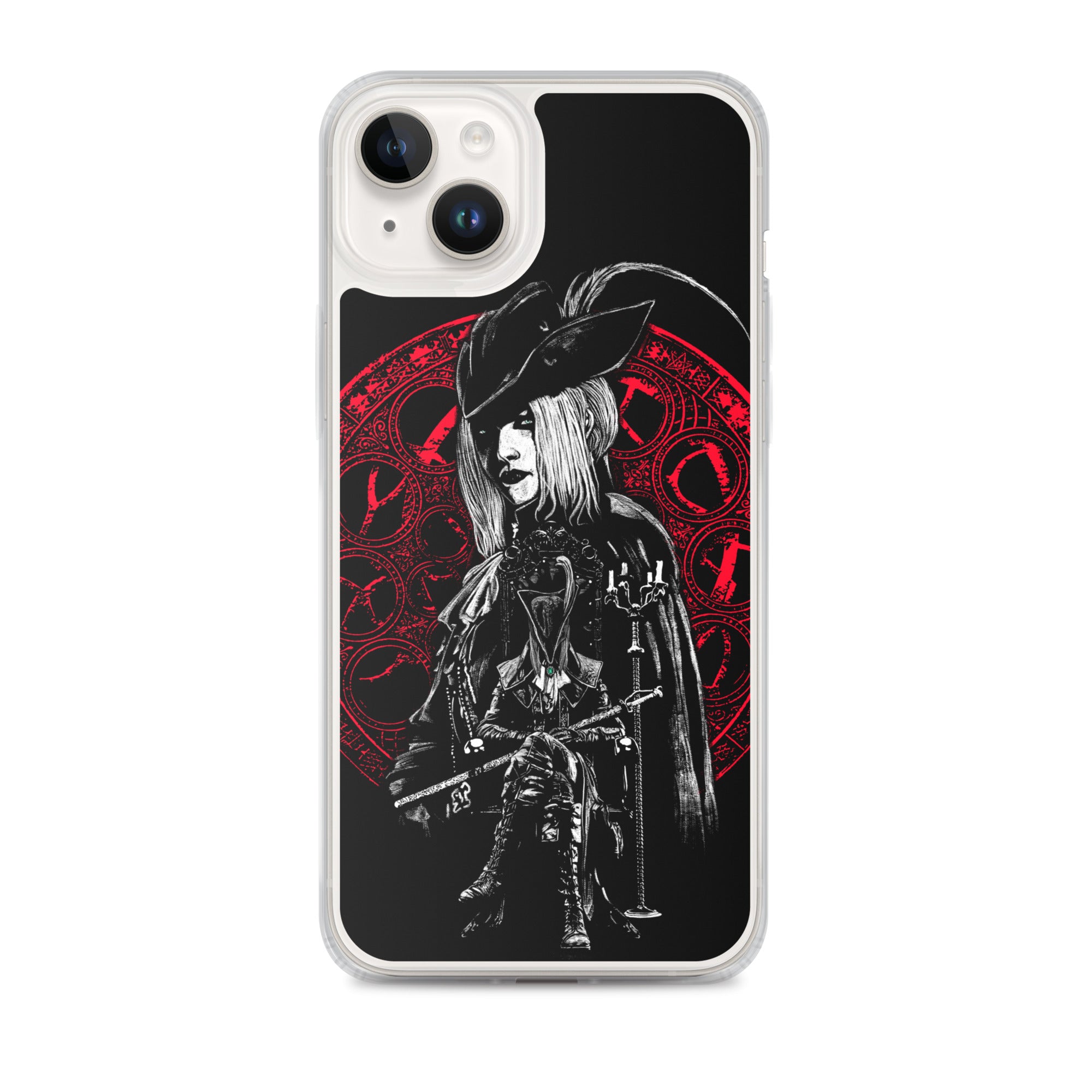 Lady Maria Bloodborne Shirt – Astral Clocktower Gothic Hunter Design, Clear Case for iPhone® iPhone 14 Plus -