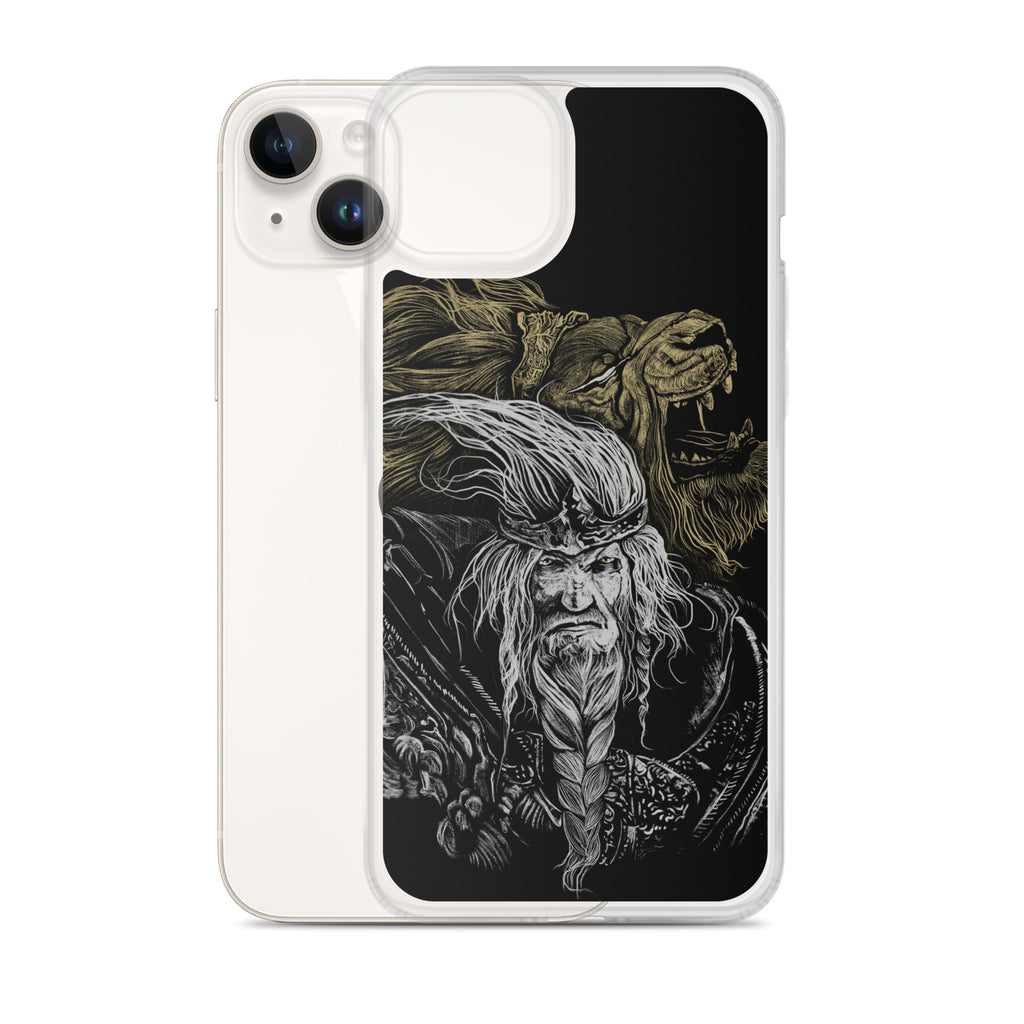 Godfrey First Elden Lord Elden Ring Fan Art – Dark Fantasy Serosh Artwork, Clear Case for iPhone® -
