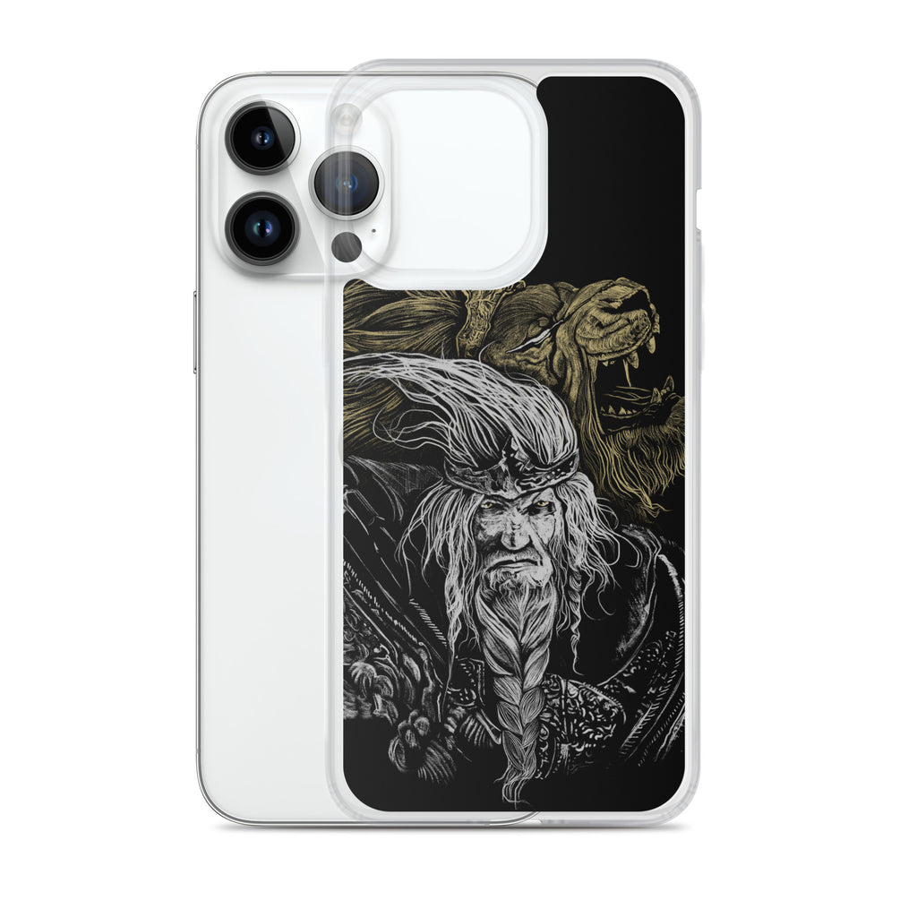 Godfrey First Elden Lord Elden Ring Fan Art – Dark Fantasy Serosh Artwork, Clear Case for iPhone® -