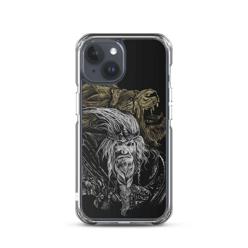 Godfrey First Elden Lord Elden Ring Fan Art – Dark Fantasy Serosh Artwork, Clear Case for iPhone® iPhone 15 -