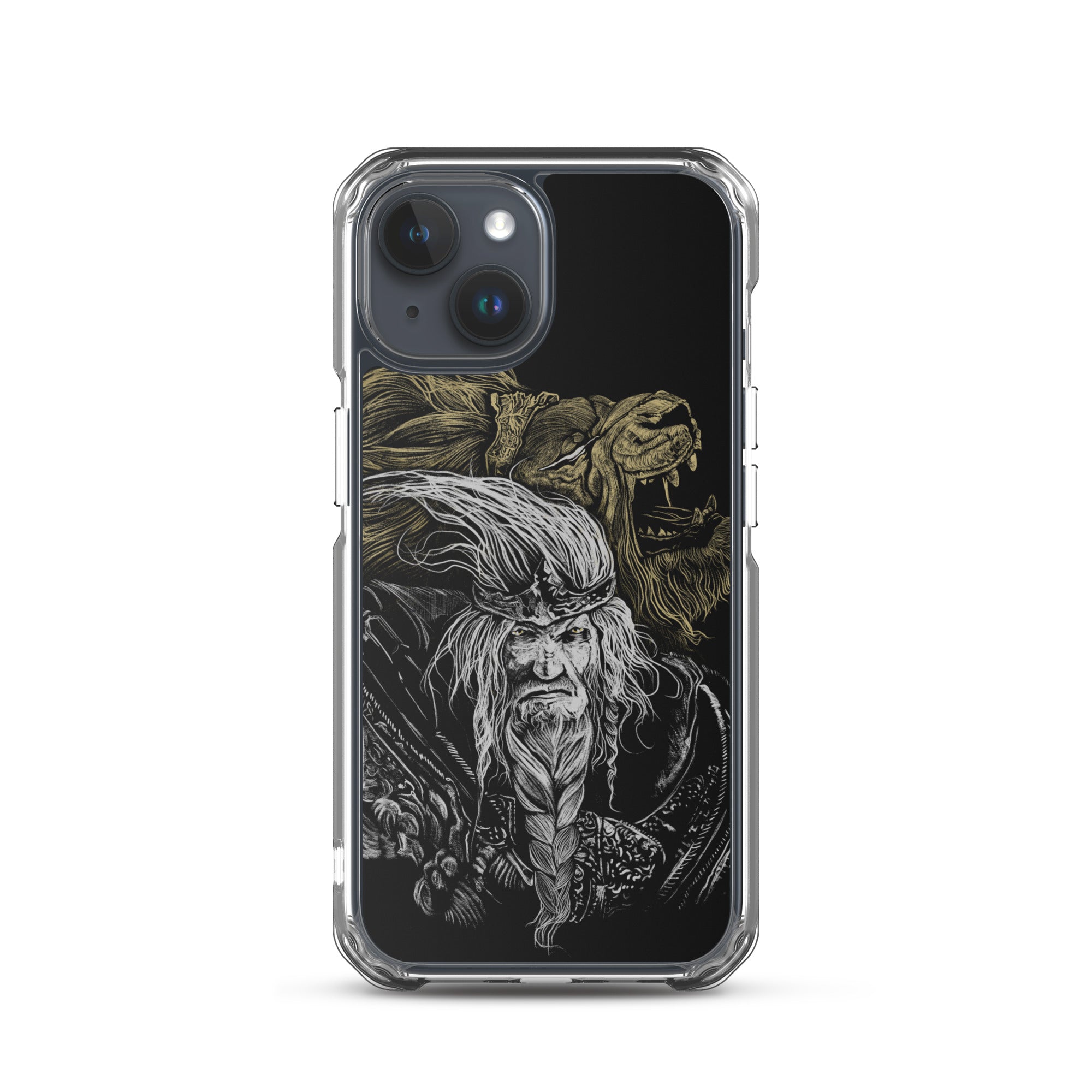 Godfrey First Elden Lord Elden Ring Fan Art – Dark Fantasy Serosh Artwork, Clear Case for iPhone® iPhone 15 -