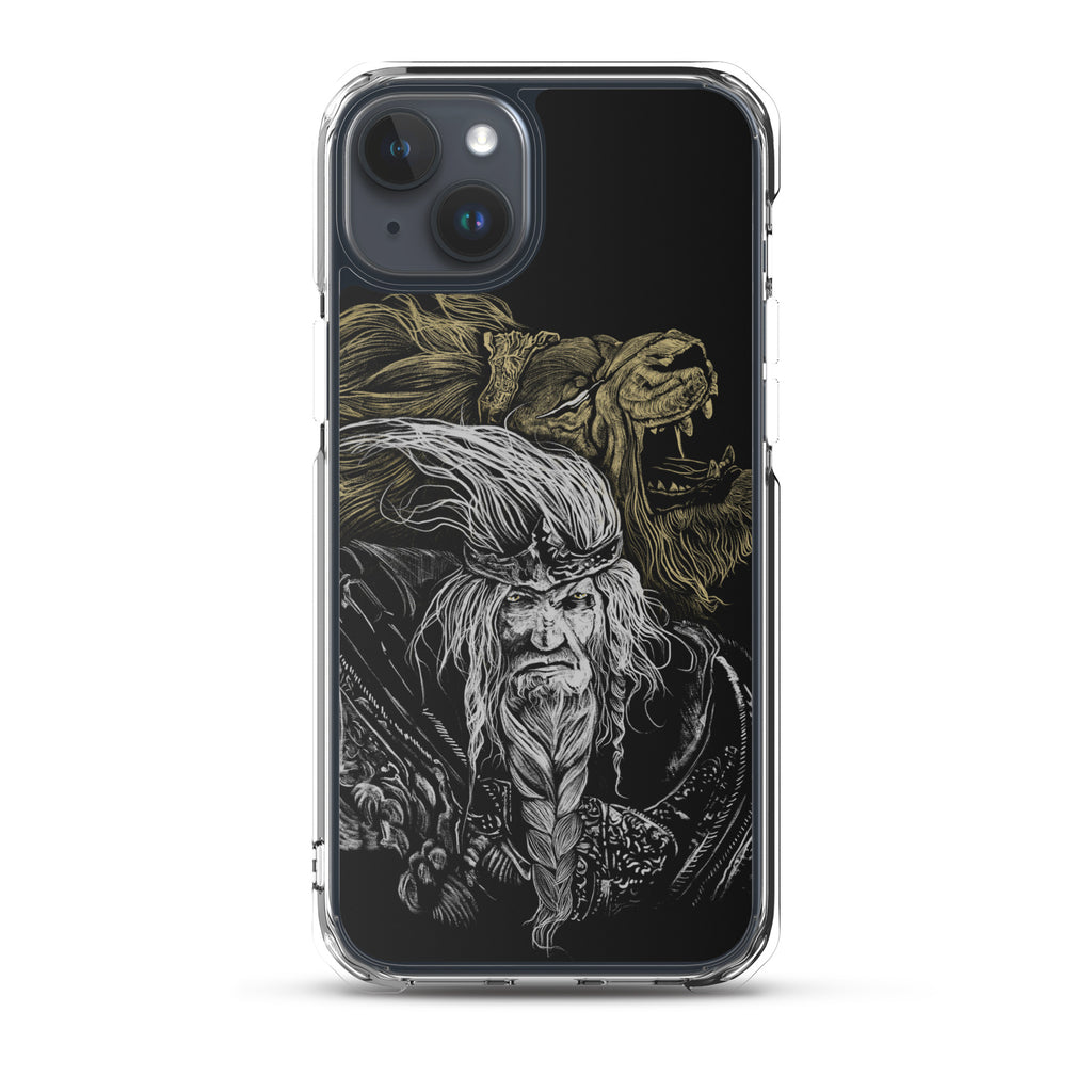 Godfrey First Elden Lord Elden Ring Fan Art – Dark Fantasy Serosh Artwork, Clear Case for iPhone® iPhone 15 Plus -