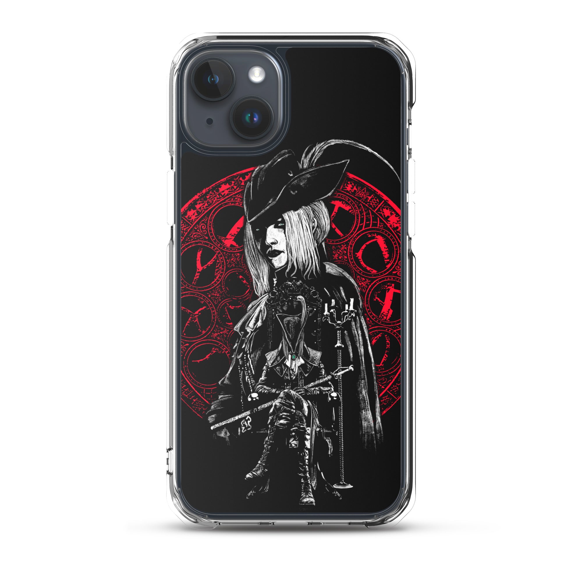 Lady Maria Bloodborne Shirt – Astral Clocktower Gothic Hunter Design, Clear Case for iPhone® iPhone 15 Plus -