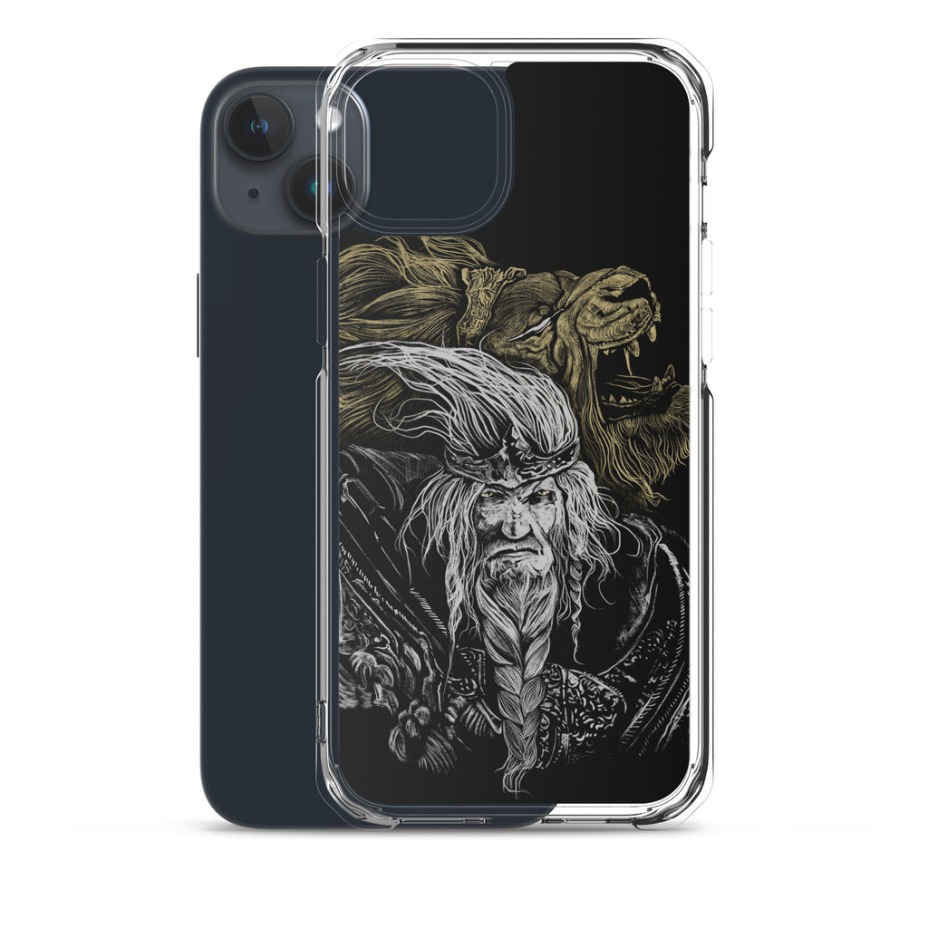 Godfrey First Elden Lord Elden Ring Fan Art – Dark Fantasy Serosh Artwork, Clear Case for iPhone® -