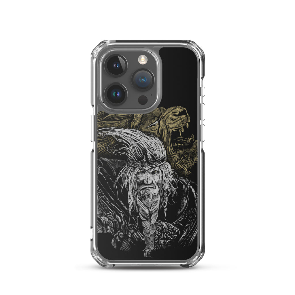 Godfrey First Elden Lord Elden Ring Fan Art – Dark Fantasy Serosh Artwork, Clear Case for iPhone® iPhone 15 Pro -