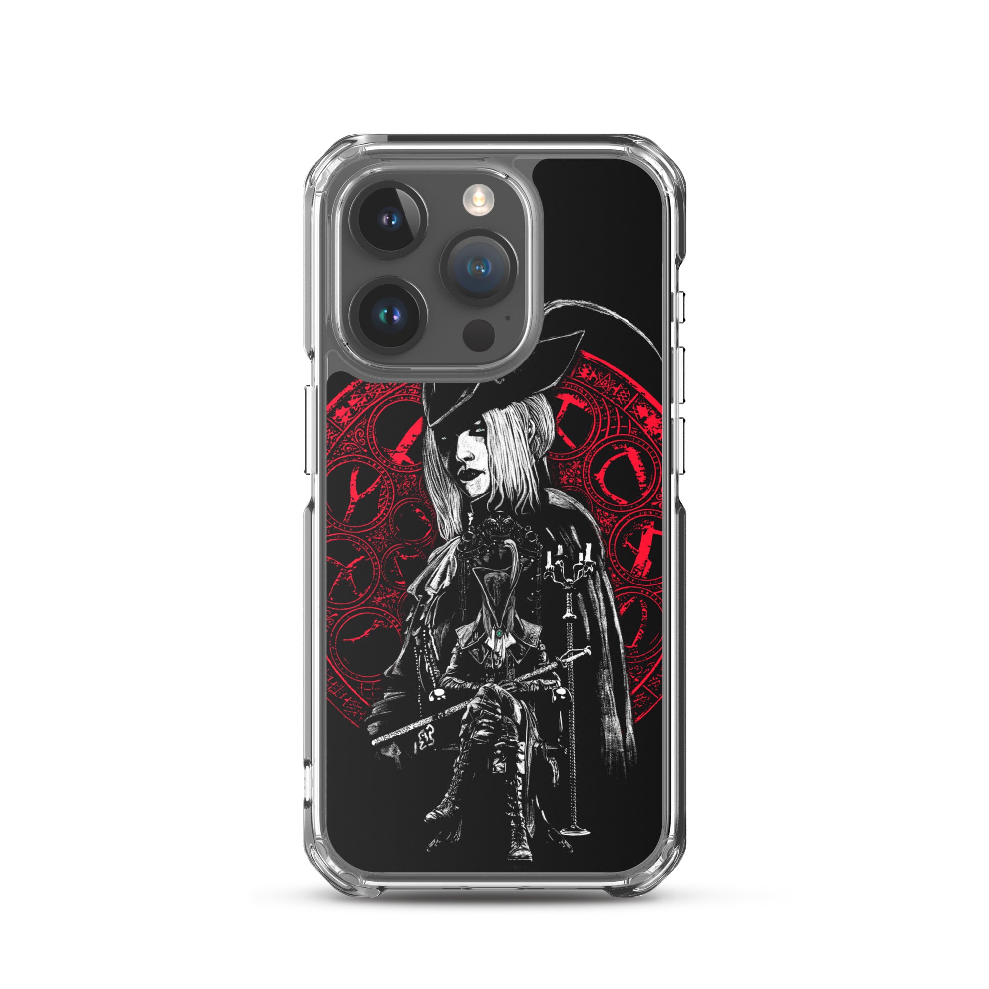 Lady Maria Bloodborne Shirt – Astral Clocktower Gothic Hunter Design, Clear Case for iPhone® iPhone 15 Pro -