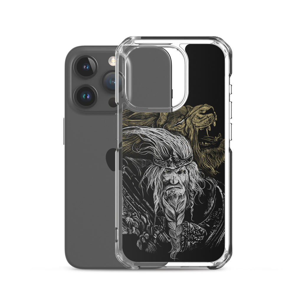 Godfrey First Elden Lord Elden Ring Fan Art – Dark Fantasy Serosh Artwork, Clear Case for iPhone® -