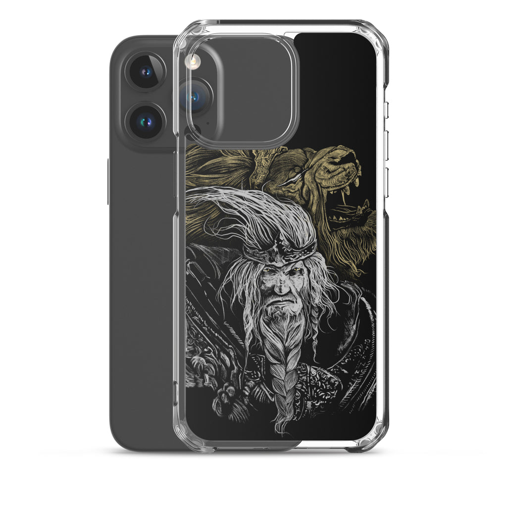 Godfrey First Elden Lord Elden Ring Fan Art – Dark Fantasy Serosh Artwork, Clear Case for iPhone® -