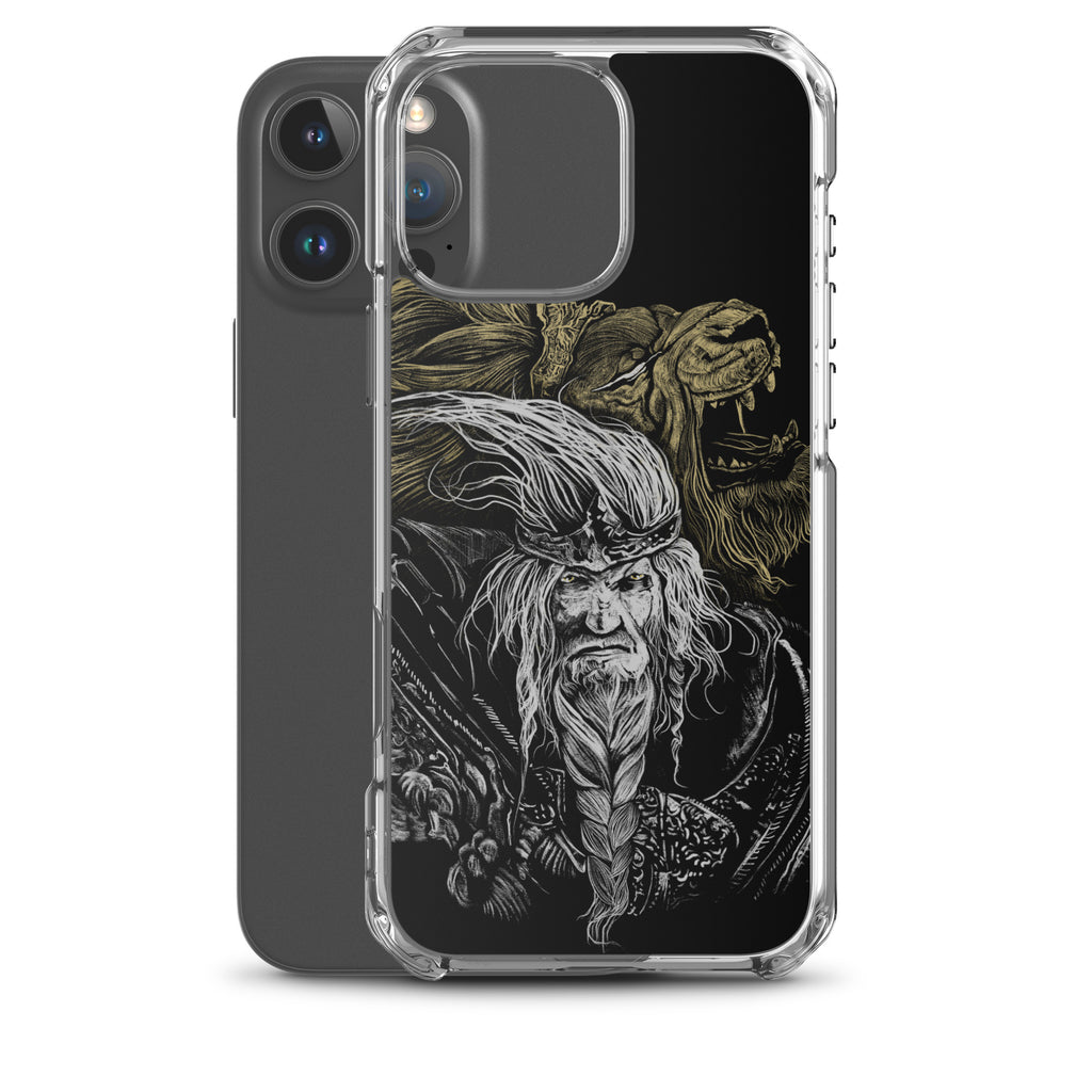 Godfrey First Elden Lord Elden Ring Fan Art – Dark Fantasy Serosh Artwork, Clear Case for iPhone® -