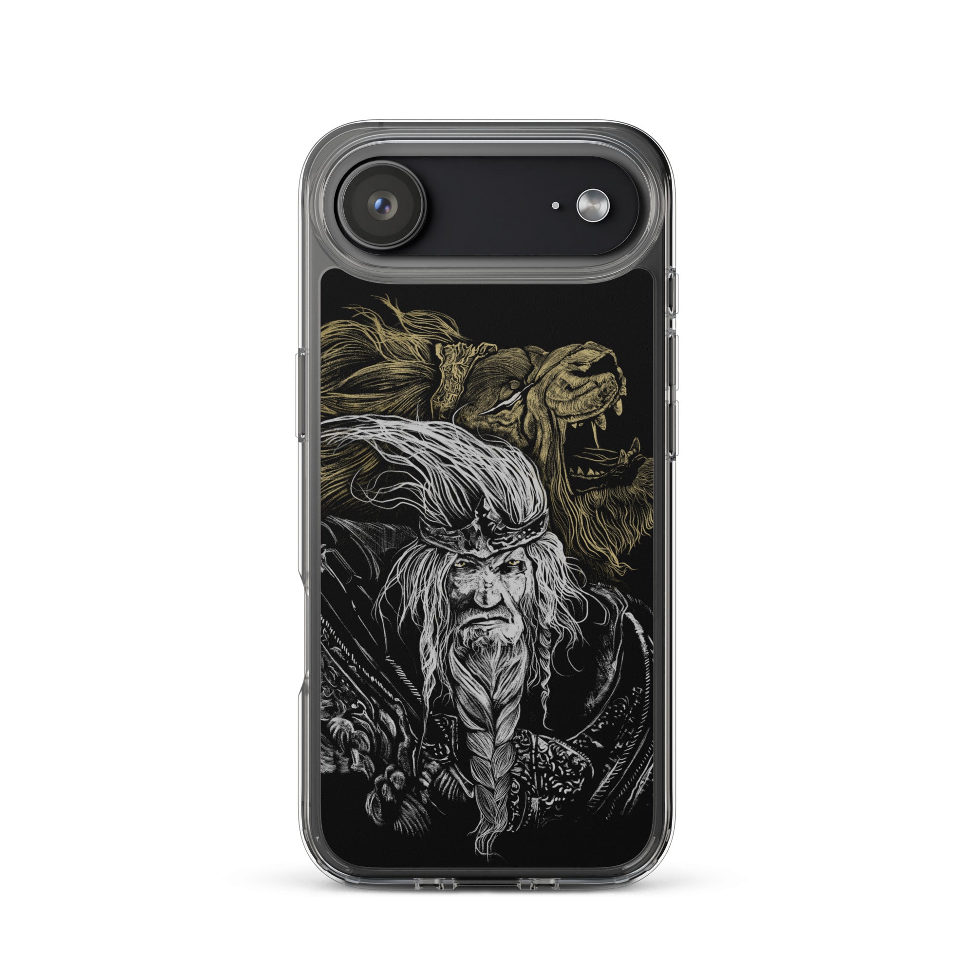 Godfrey First Elden Lord Elden Ring Fan Art – Dark Fantasy Serosh Artwork, Clear Case for iPhone® iPhone 17 Air -