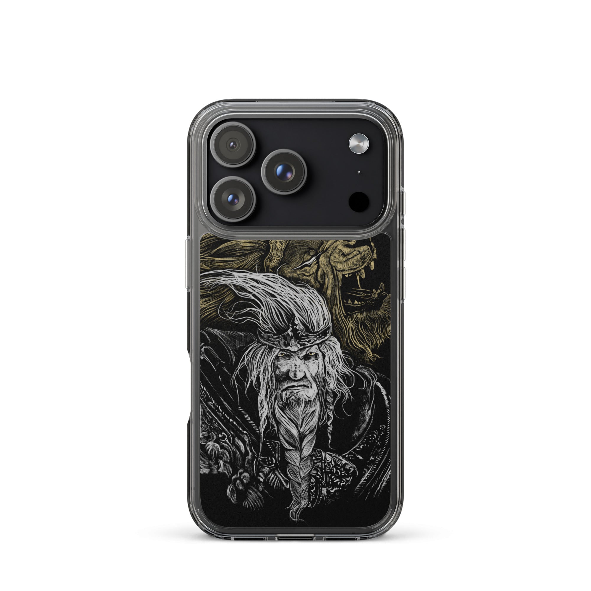 Godfrey First Elden Lord Elden Ring Fan Art – Dark Fantasy Serosh Artwork, Clear Case for iPhone® iPhone 17 Pro -
