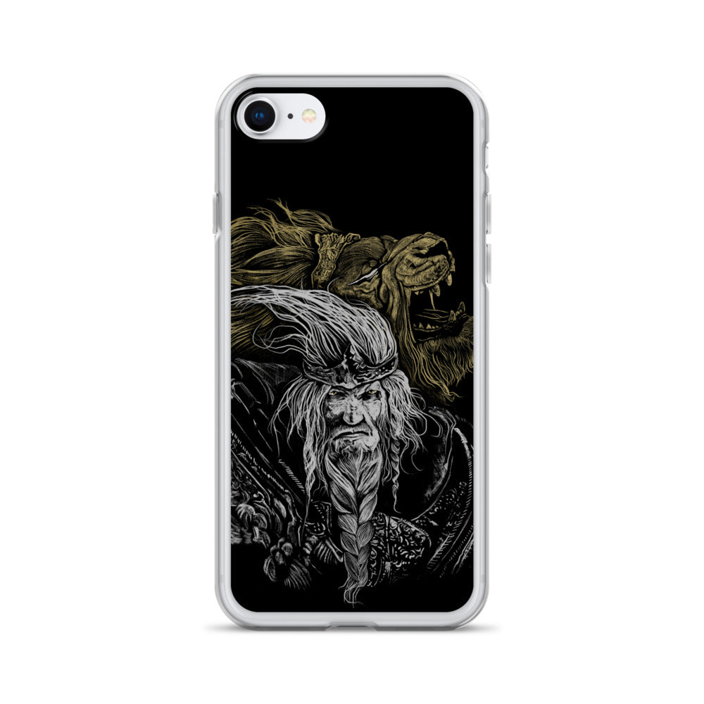 Godfrey First Elden Lord Elden Ring Fan Art – Dark Fantasy Serosh Artwork, Clear Case for iPhone® iPhone SE -