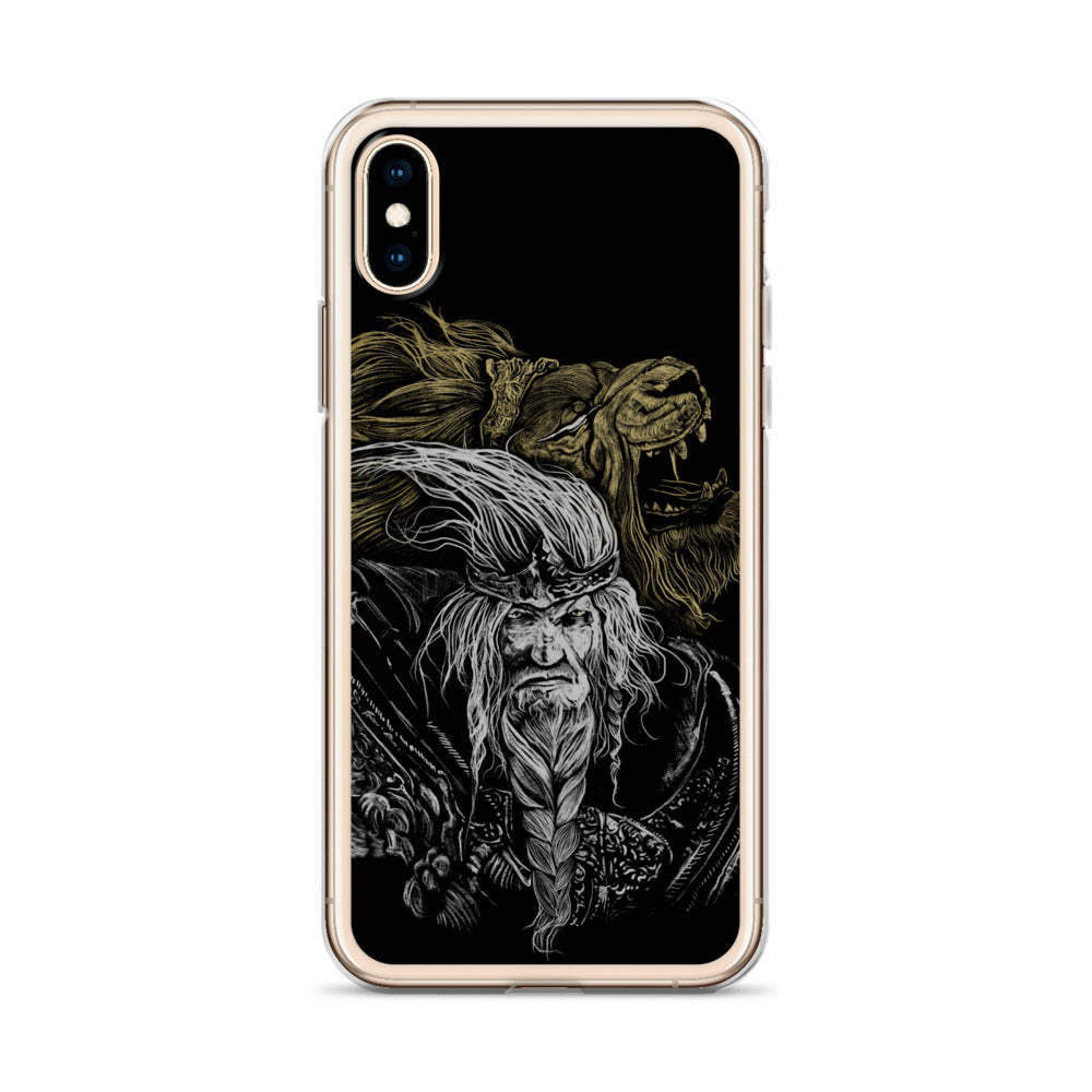 Godfrey First Elden Lord Elden Ring Fan Art – Dark Fantasy Serosh Artwork, Clear Case for iPhone® -