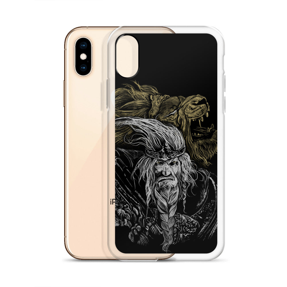 Godfrey First Elden Lord Elden Ring Fan Art – Dark Fantasy Serosh Artwork, Clear Case for iPhone® -
