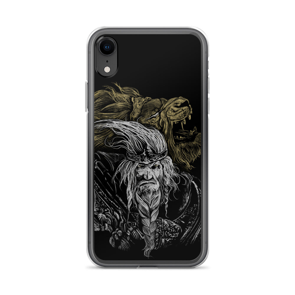 Godfrey First Elden Lord Elden Ring Fan Art – Dark Fantasy Serosh Artwork, Clear Case for iPhone® iPhone XR -