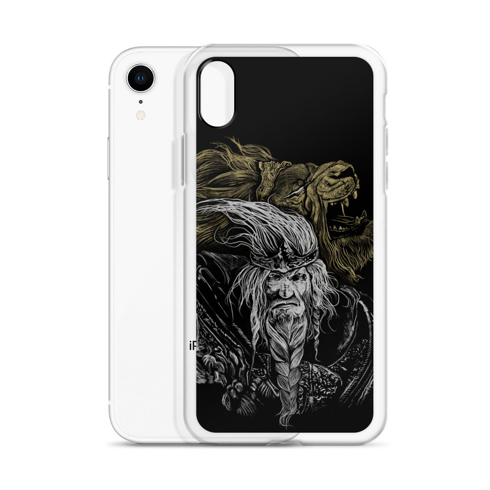 Godfrey First Elden Lord Elden Ring Fan Art – Dark Fantasy Serosh Artwork, Clear Case for iPhone® -