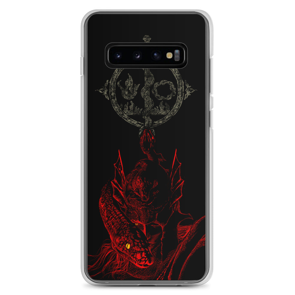 Messmer Dark Fantasy Phone Case – Elden Ring Inspired Gothic Gaming Cover, Clear Case for Samsung® Samsung Galaxy S10+ - Phone Acessories