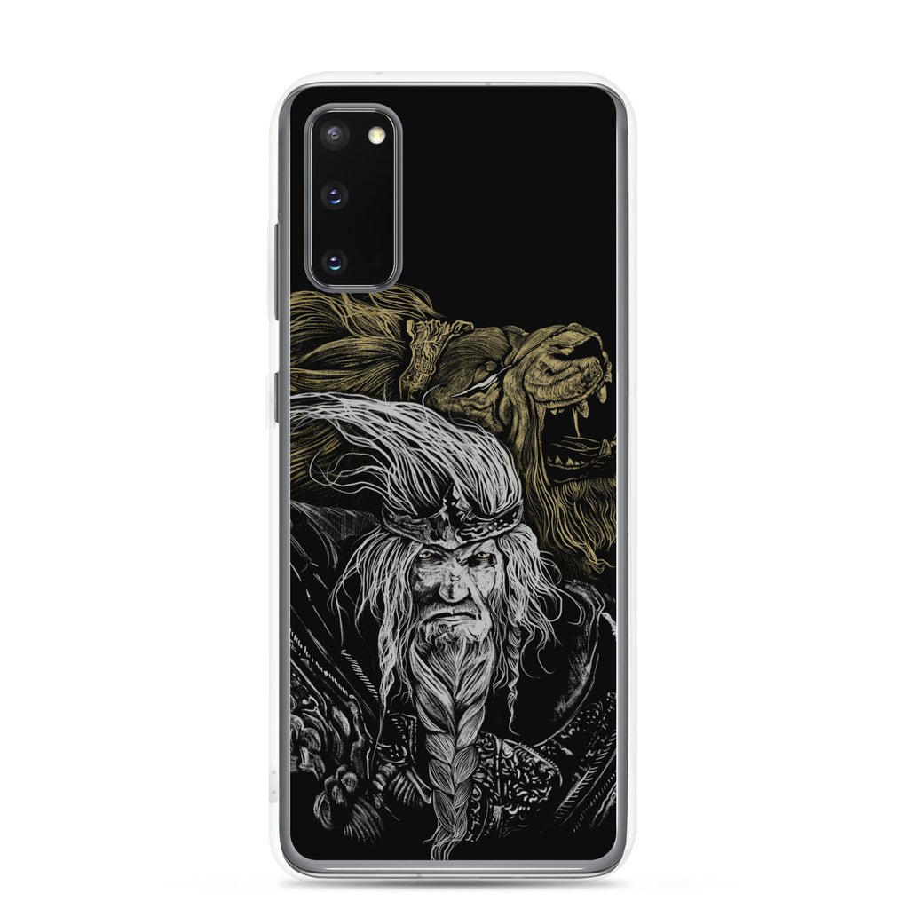 Godfrey First Elden Lord Elden Ring Fan Art – Dark Fantasy Serosh Artwork, Clear Case for Samsung® Samsung Galaxy S20 - Phone Accessories