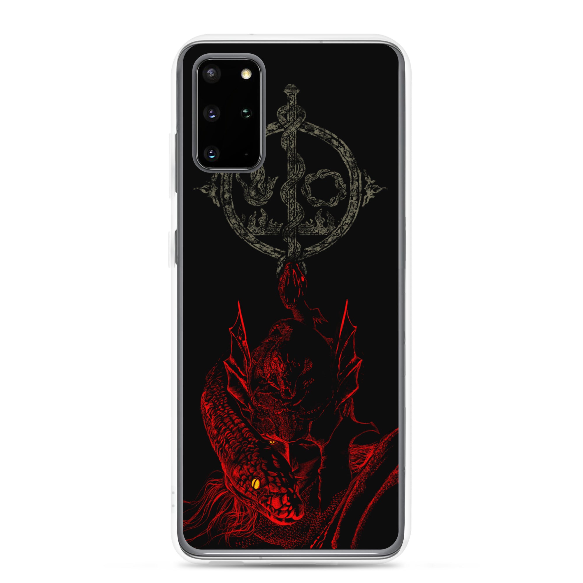 Messmer Dark Fantasy Phone Case – Elden Ring Inspired Gothic Gaming Cover, Clear Case for Samsung® Samsung Galaxy S20 Plus - Phone Acessories