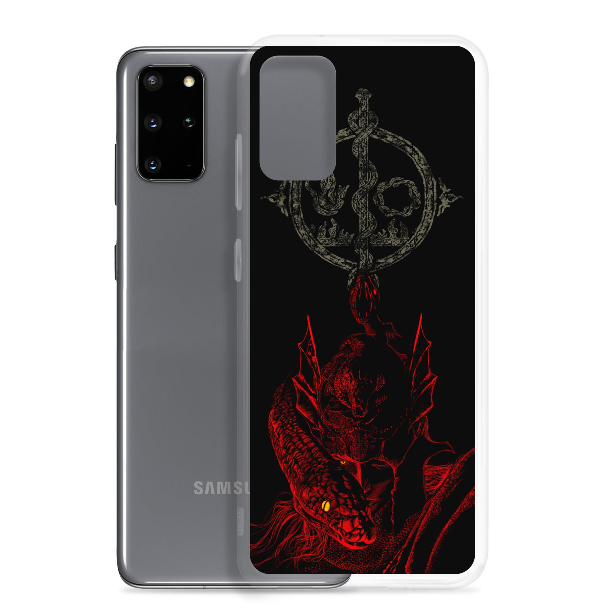 Messmer Dark Fantasy Phone Case – Elden Ring Inspired Gothic Gaming Cover, Clear Case for Samsung® - Phone Acessories