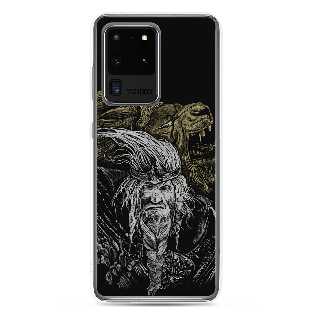 Godfrey First Elden Lord Elden Ring Fan Art – Dark Fantasy Serosh Artwork, Clear Case for Samsung® Samsung Galaxy S20 Ultra - Phone Accessories