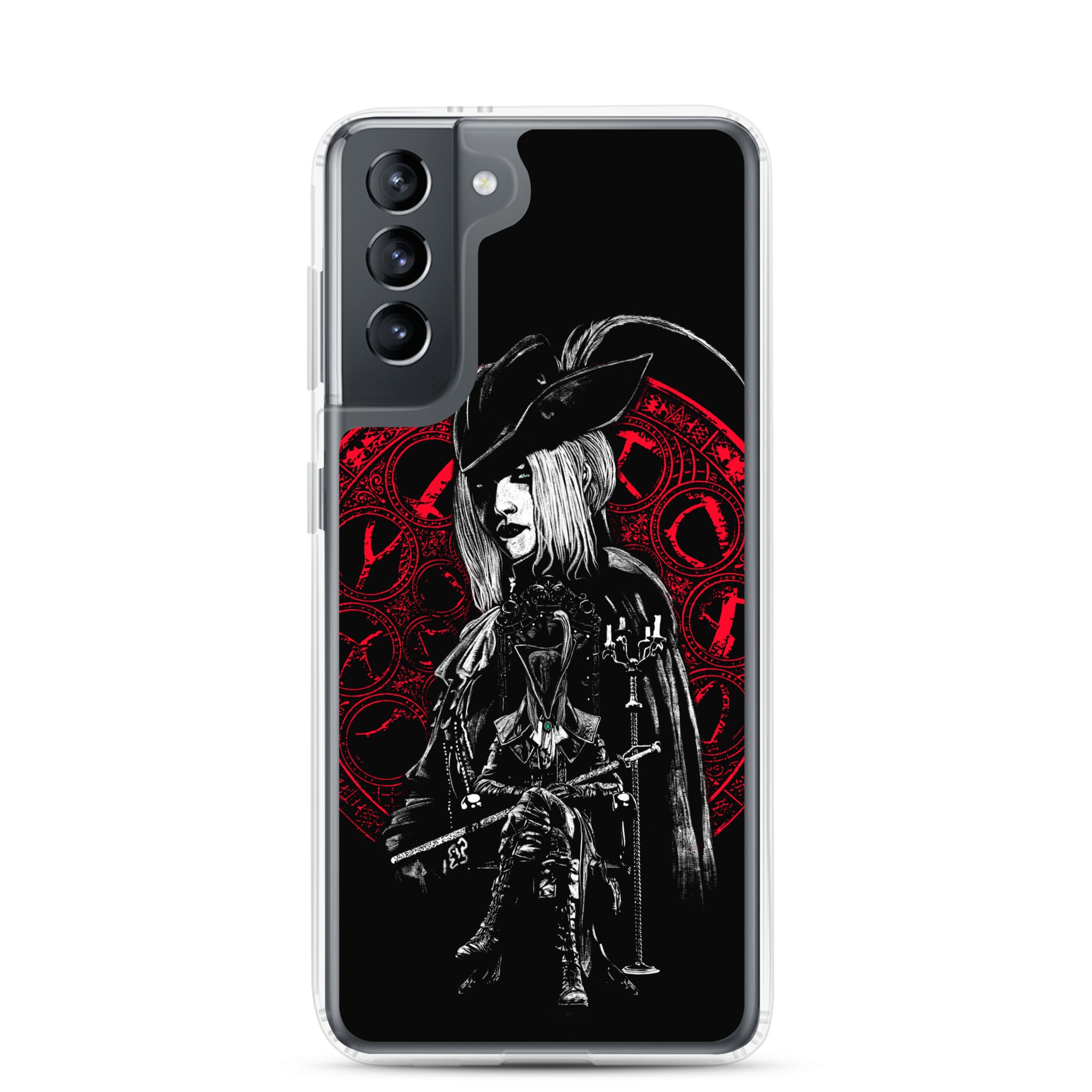 Lady Maria Bloodborne Shirt – Astral Clocktower Gothic Hunter Design, Clear Case for Samsung® Samsung Galaxy S21 - Phone Acessories