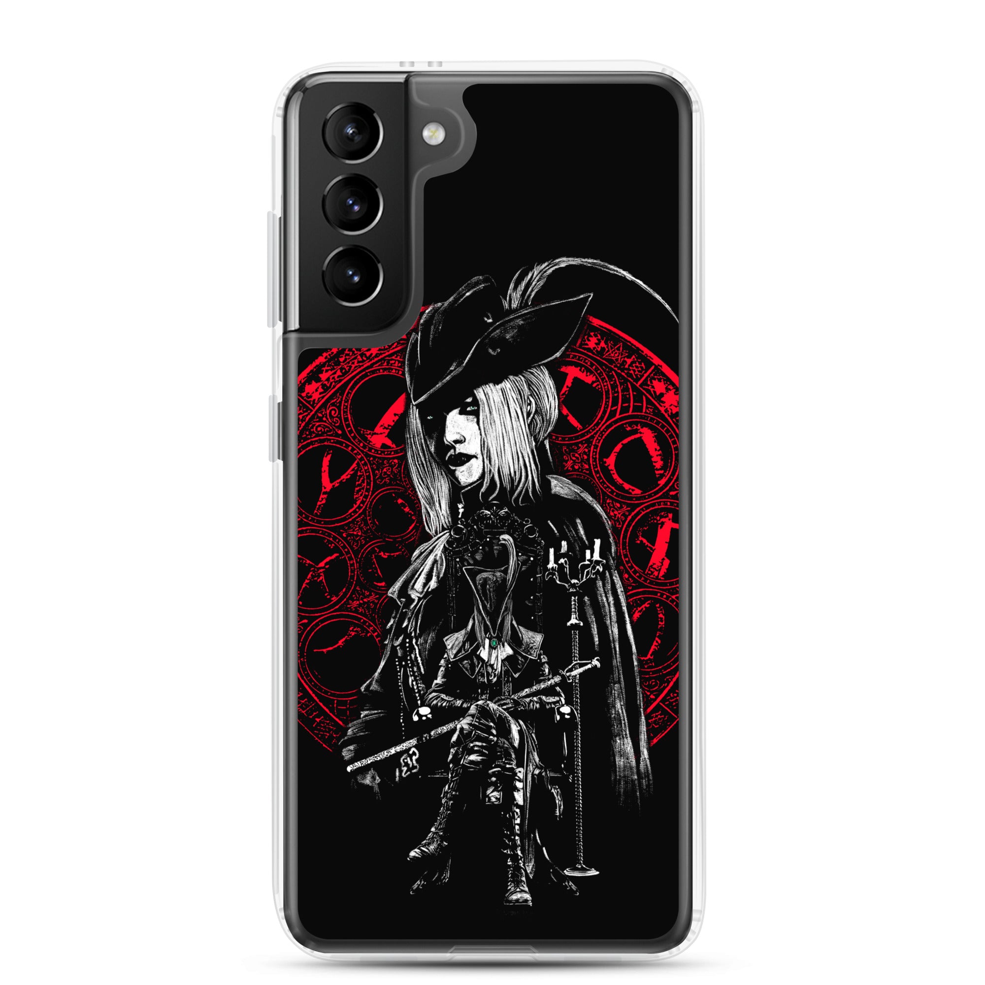 Lady Maria Bloodborne Shirt – Astral Clocktower Gothic Hunter Design, Clear Case for Samsung® Samsung Galaxy S21 Plus - Phone Acessories