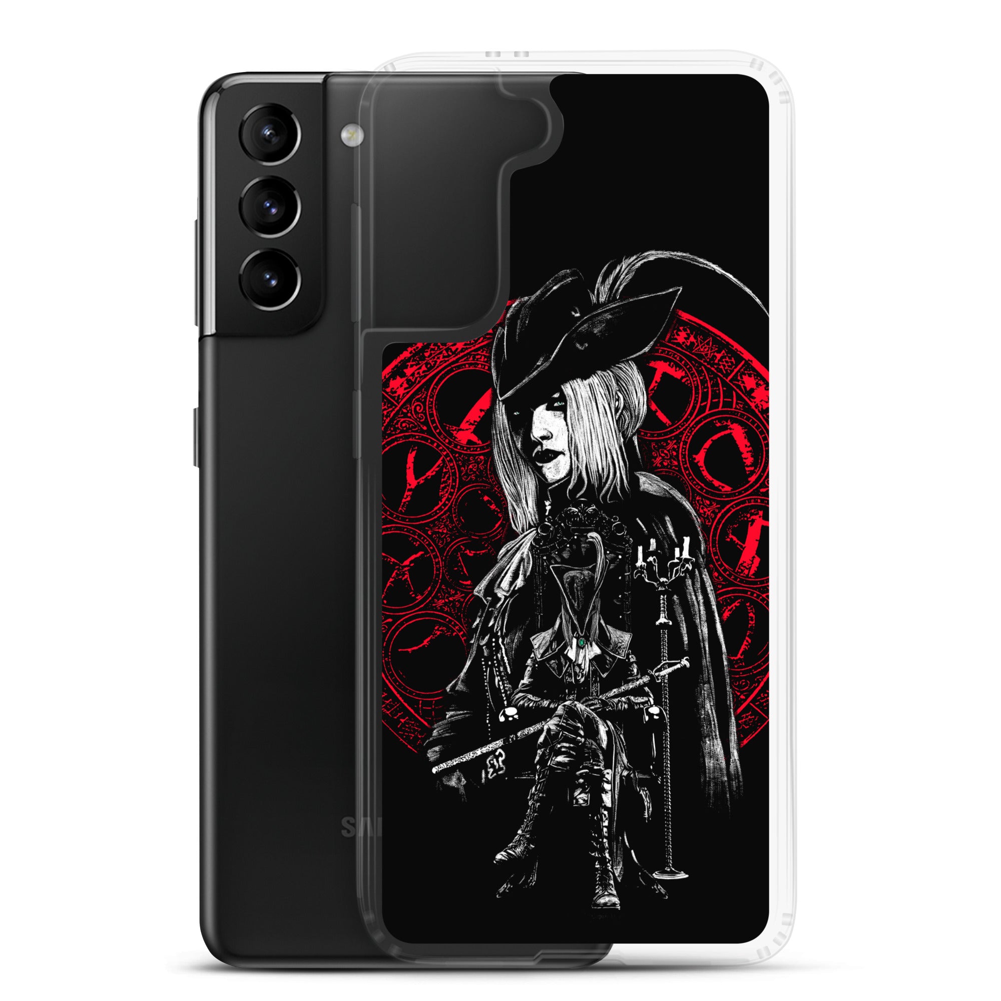 Lady Maria Bloodborne Shirt – Astral Clocktower Gothic Hunter Design, Clear Case for Samsung® - Phone Acessories