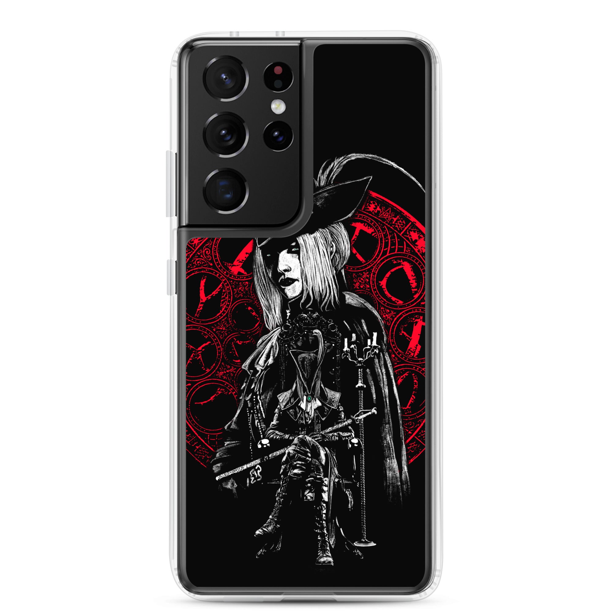 Lady Maria Bloodborne Shirt – Astral Clocktower Gothic Hunter Design, Clear Case for Samsung® Samsung Galaxy S21 Ultra - Phone Acessories