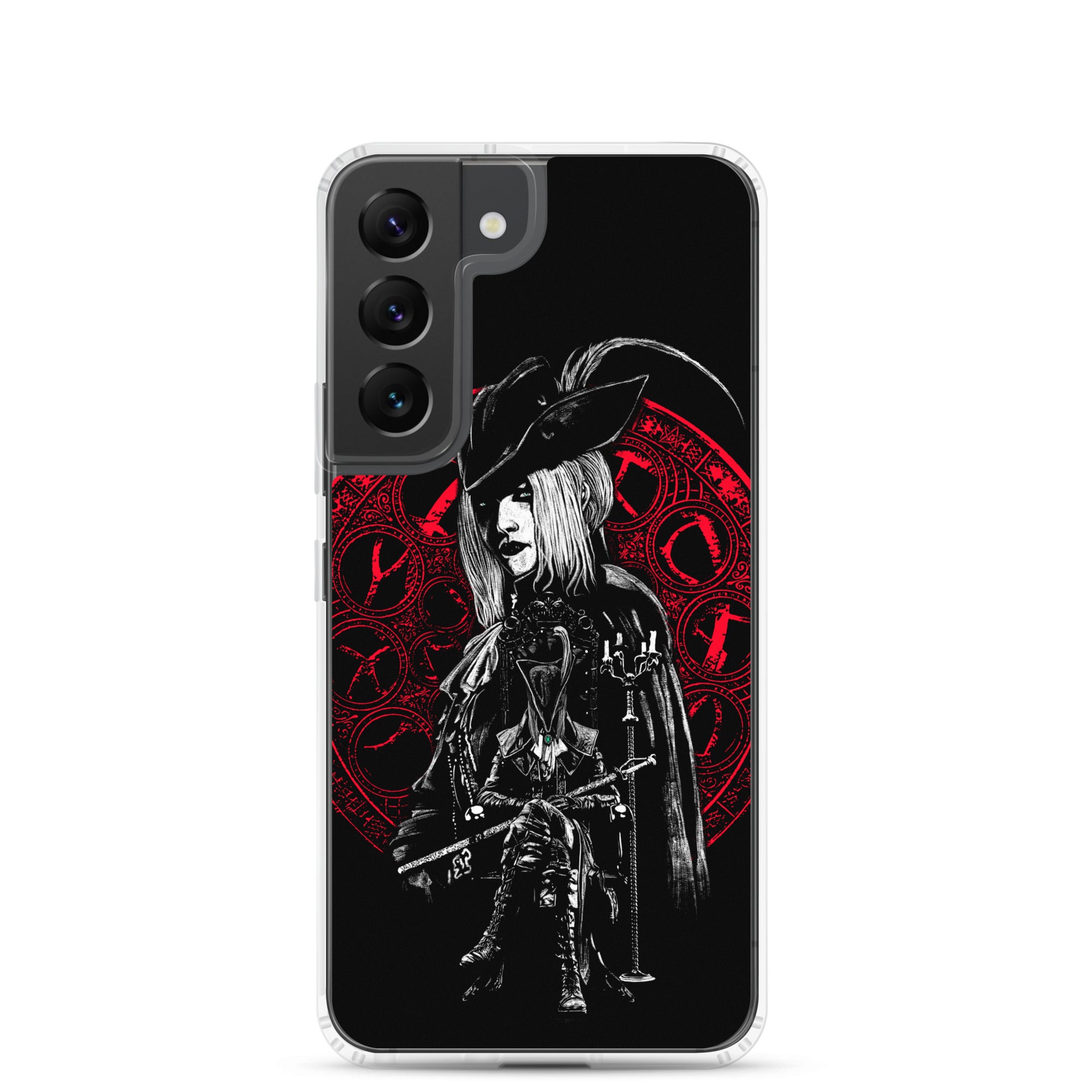 Lady Maria Bloodborne Shirt – Astral Clocktower Gothic Hunter Design, Clear Case for Samsung® Samsung Galaxy S22 - Phone Acessories
