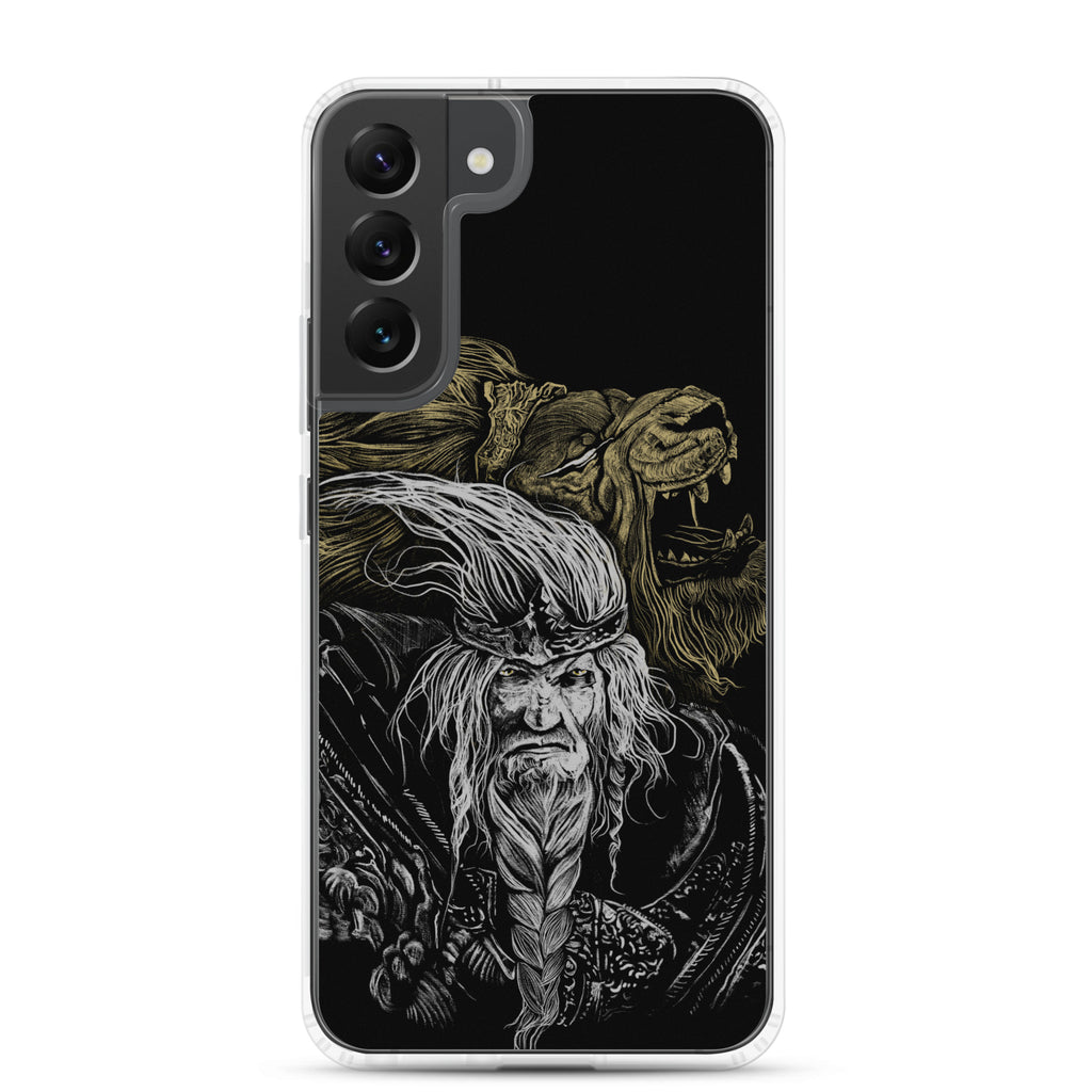 Godfrey First Elden Lord Elden Ring Fan Art – Dark Fantasy Serosh Artwork, Clear Case for Samsung® Samsung Galaxy S22 Plus - Phone Accessories